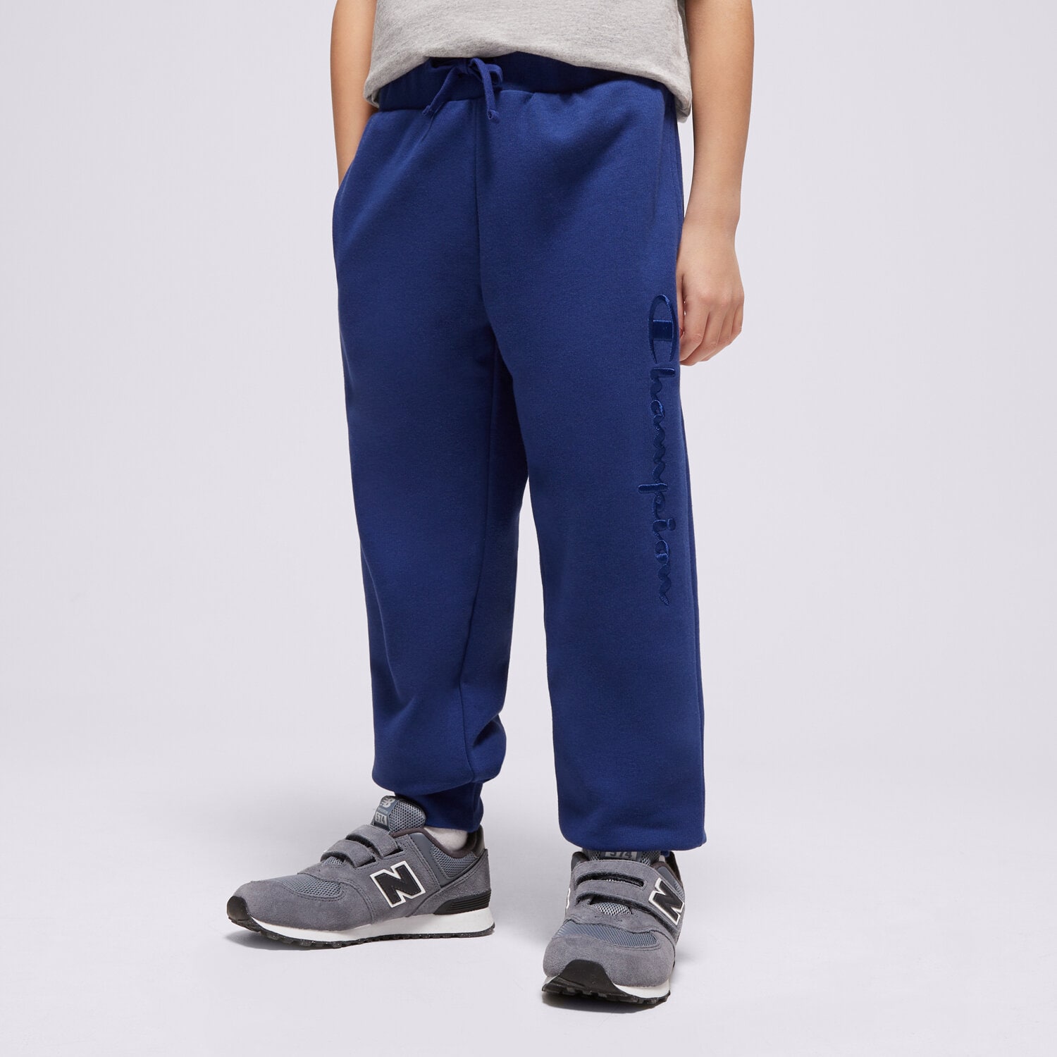 dětské kalhoty CHAMPION KALHOTY  RIB CUFF PANTS B 306765BS559 TMAVOMODRÁ