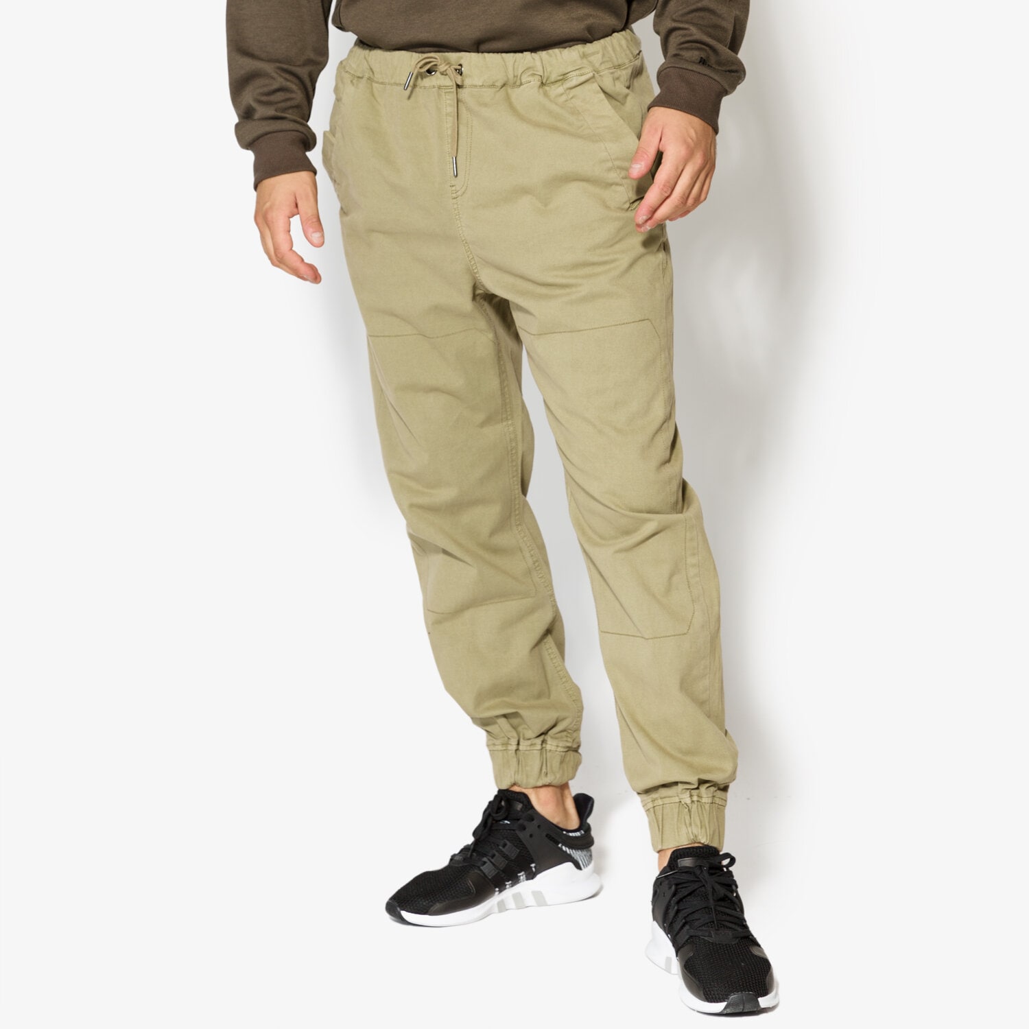 pánské kalhoty CONFRONT KALHOTY  CLOVE CF37SPM15001 KHAKI