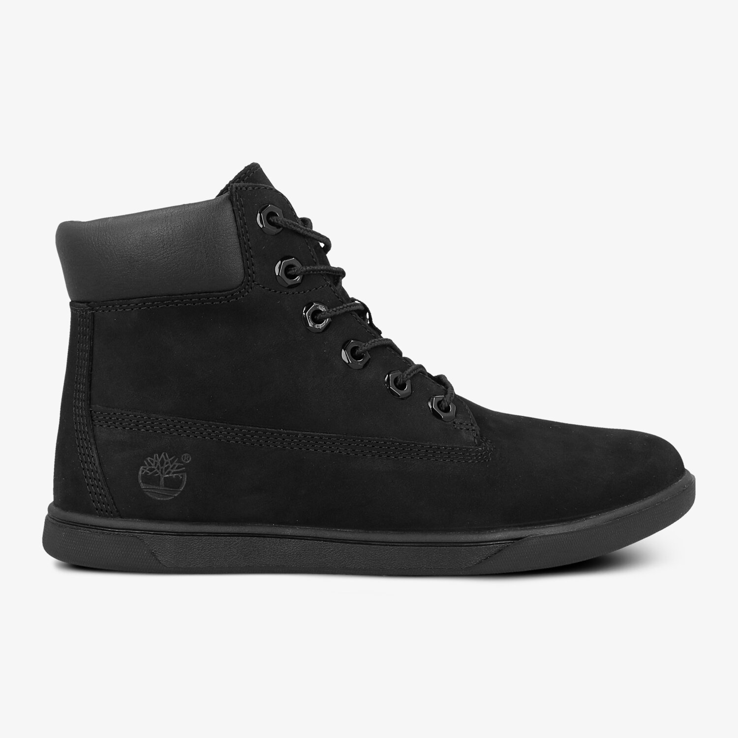 dětské kotníkové boty TIMBERLAND GROVETON 6IN LACE WITH SI A13TM ČERNÁ