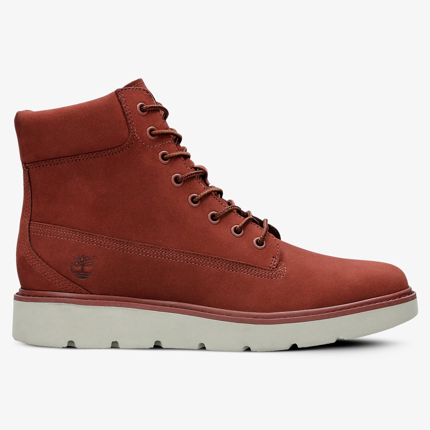 dámské boty casual TIMBERLAND KENNISTON 6IN LACE UP A1KEU ČERVENÁ
