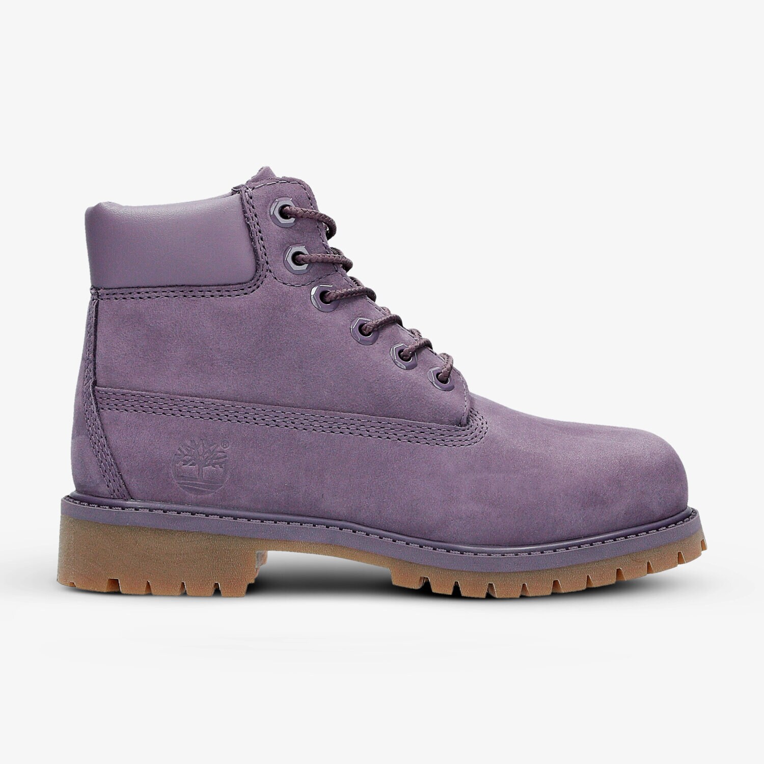 dětské kotníkové boty TIMBERLAND PREMIUM 6 INCH WP BOOT  A1OCR FIALOVÁ