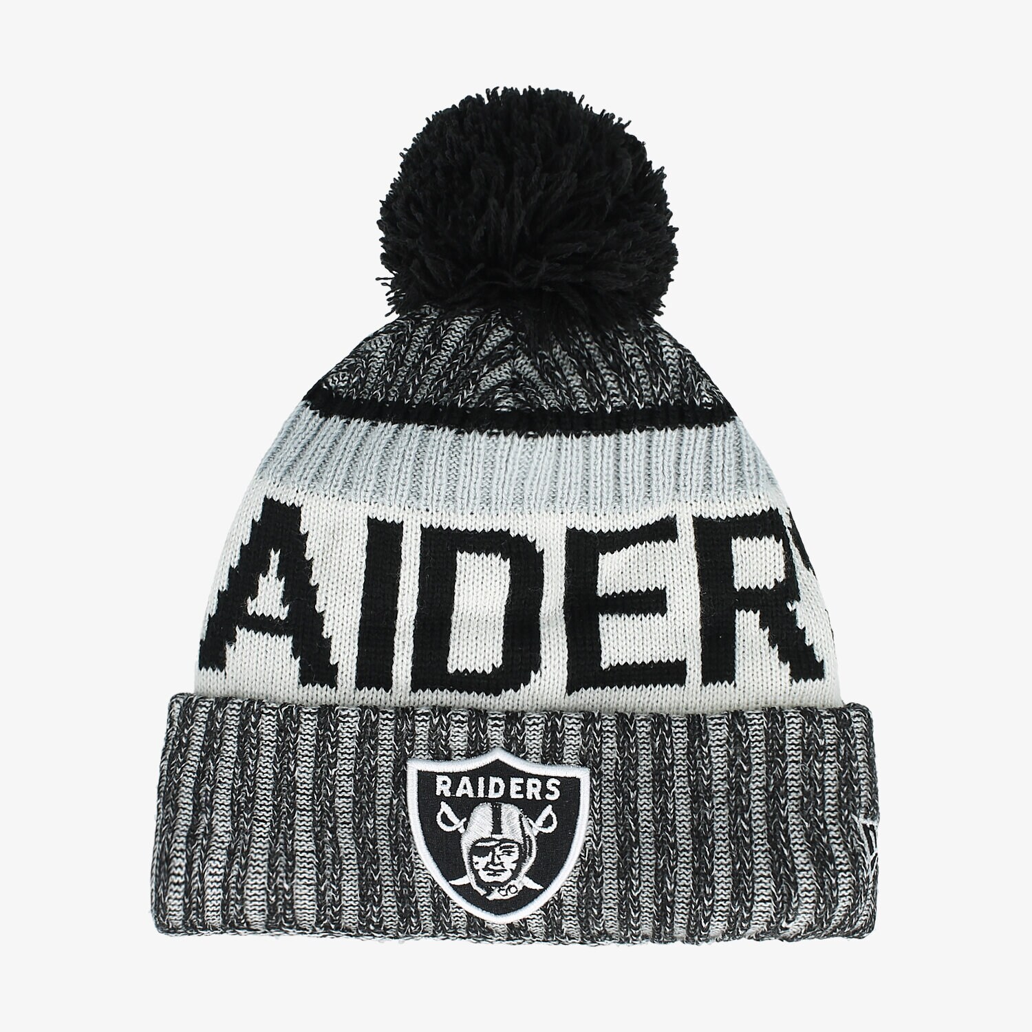 dětská čepice NEW ERA ČEPICE NFL KNIT SIDELINE OAK RAIDERS OTC 11460386 ČERNÁ