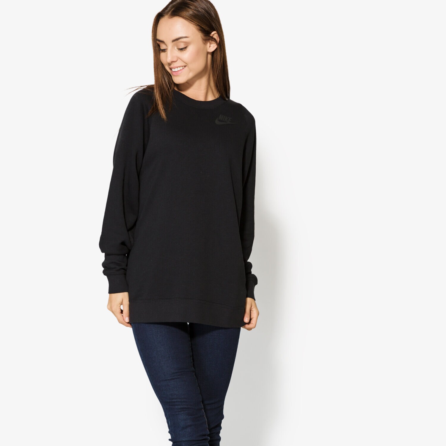 dámská mikina NIKE MIKINA MODERN CRW 854979010 ČERNÁ