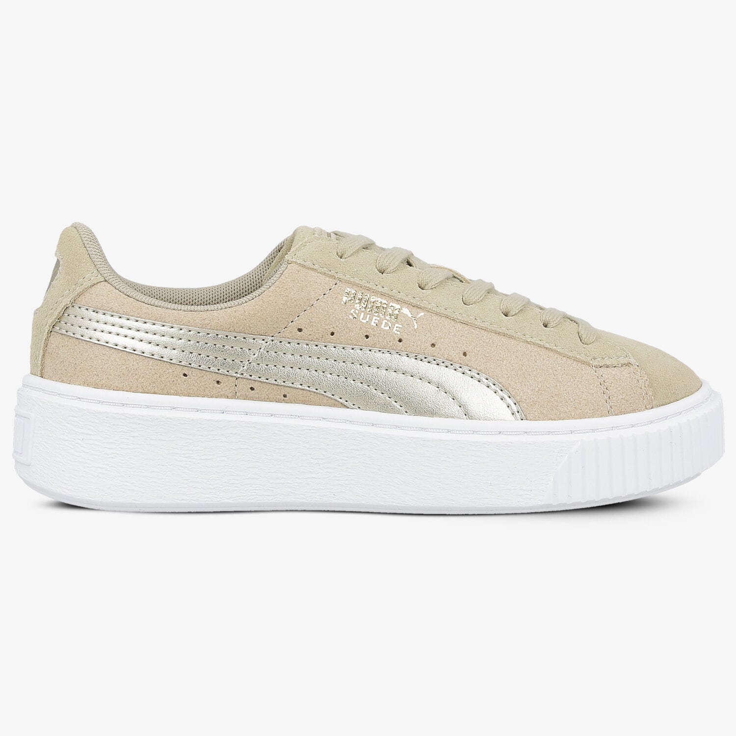 dámské tenisky PUMA BASKET PLATFORM MET SAF 36459401 BÉŽOVÁ