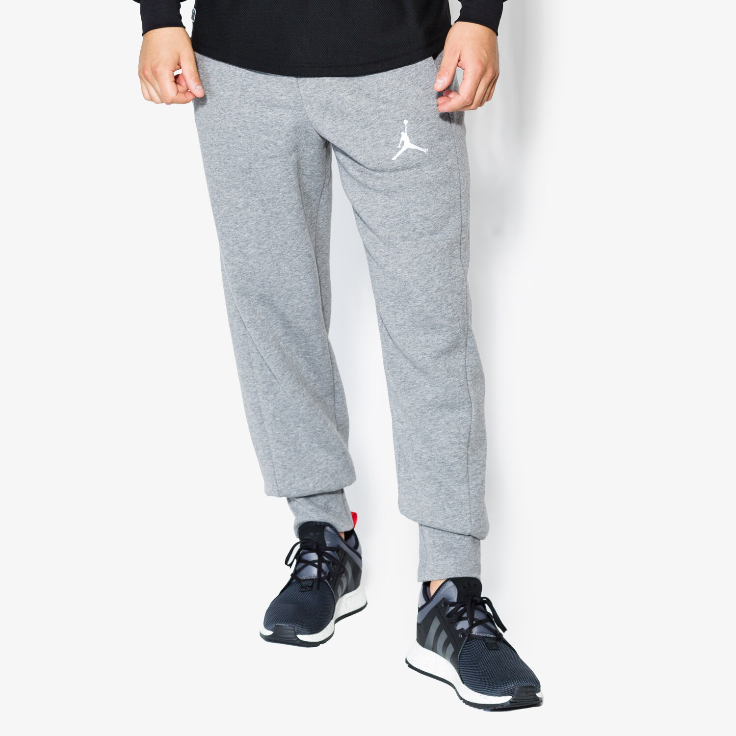 pánské kalhoty JORDAN KALHOTY  FLIGHT FLEECE WC PANT 823071-091 ŠEDÁ