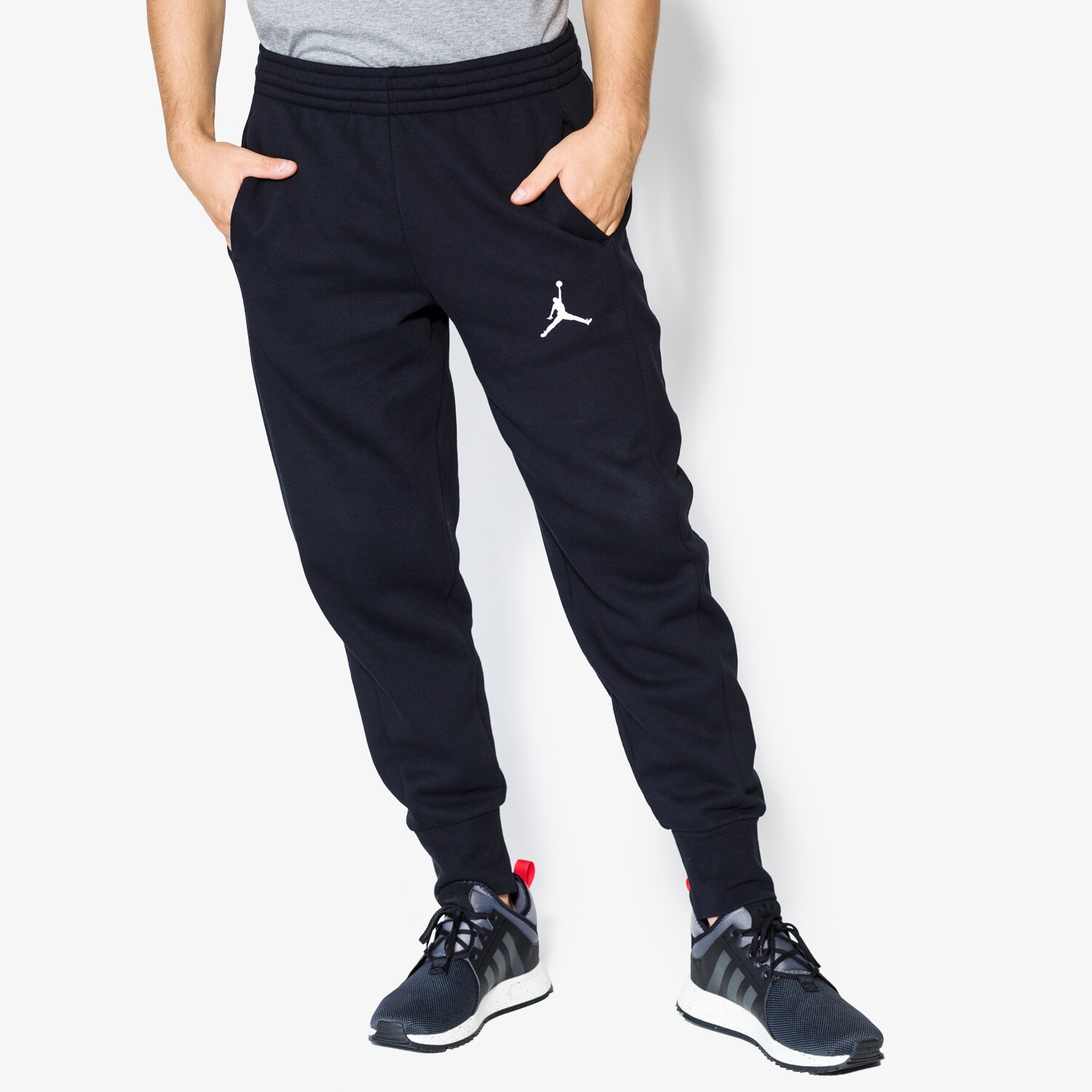 pánské kalhoty JORDAN KALHOTY  FLIGHT FLEECE WC PANT 823071-010 ČERNÁ