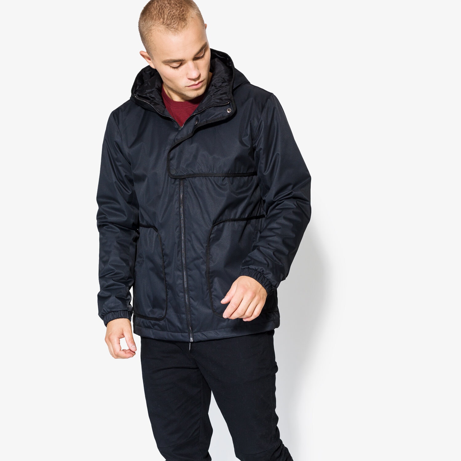 Přechodná bunda pánská (podzimní, jarní) CONFRONT BUNDA CORBIN CF37KUM06001 ČERNÁ