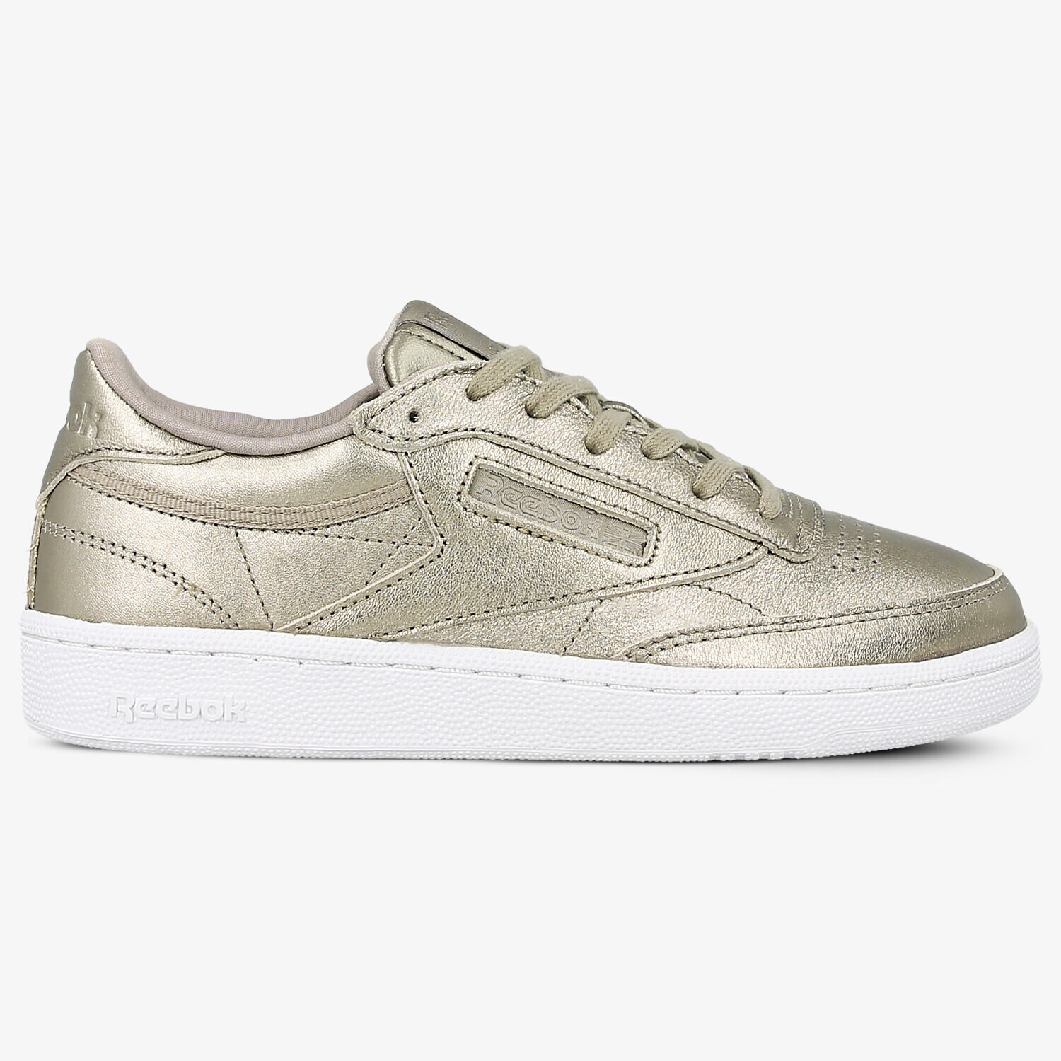 dámské tenisky REEBOK CLUB C 85 LTHR BS7901 ZLATÁ