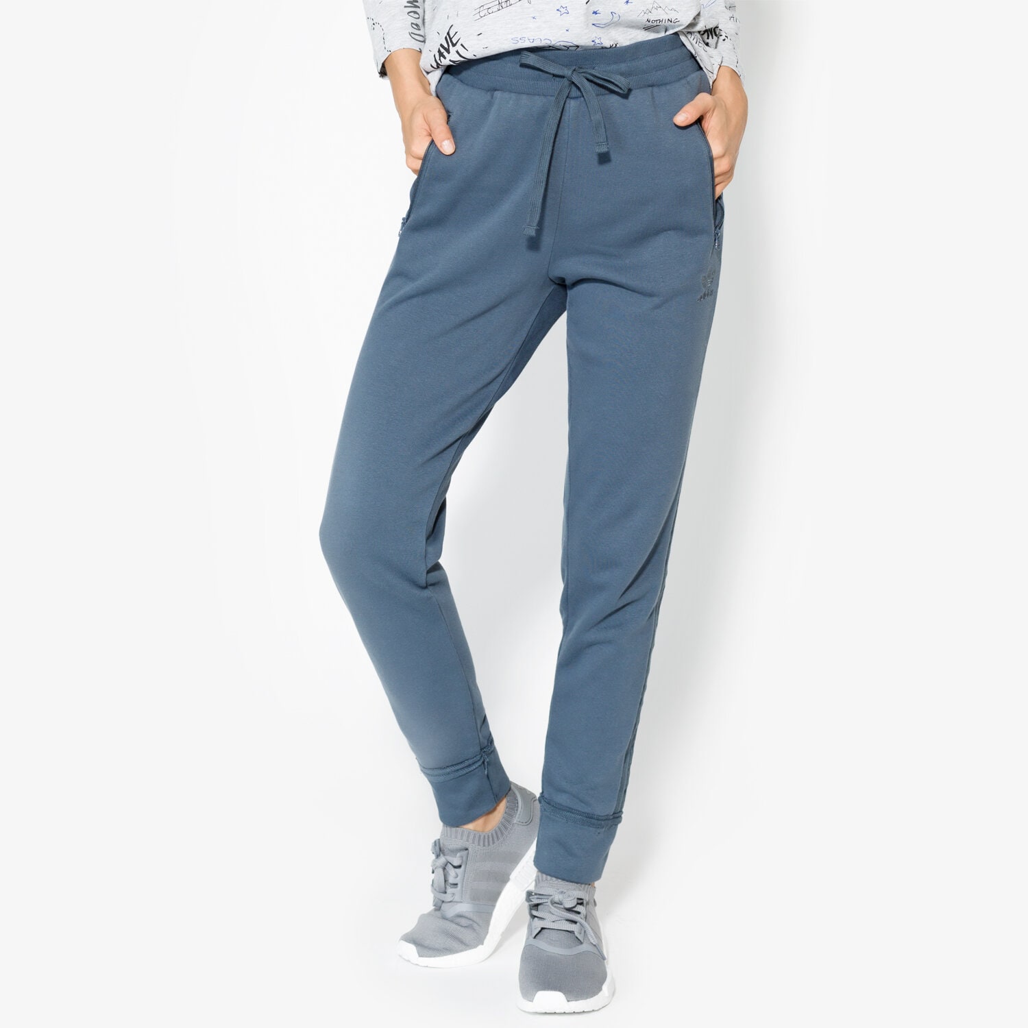 dámské kalhoty ADIDAS KALHOTY  LOW CROTCH PANT BR4624 TMAVOMODRÁ