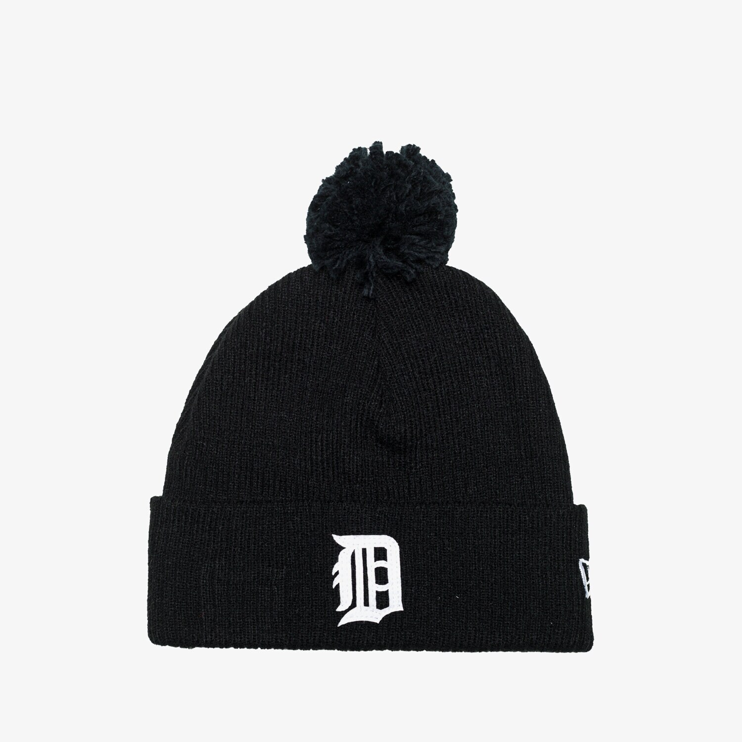 dětská čepice NEW ERA ČEPICE ZIMNÍ LIGHTWEIGHT FELT DET TIGERS FELT DET TI 80524600 ČERNÁ