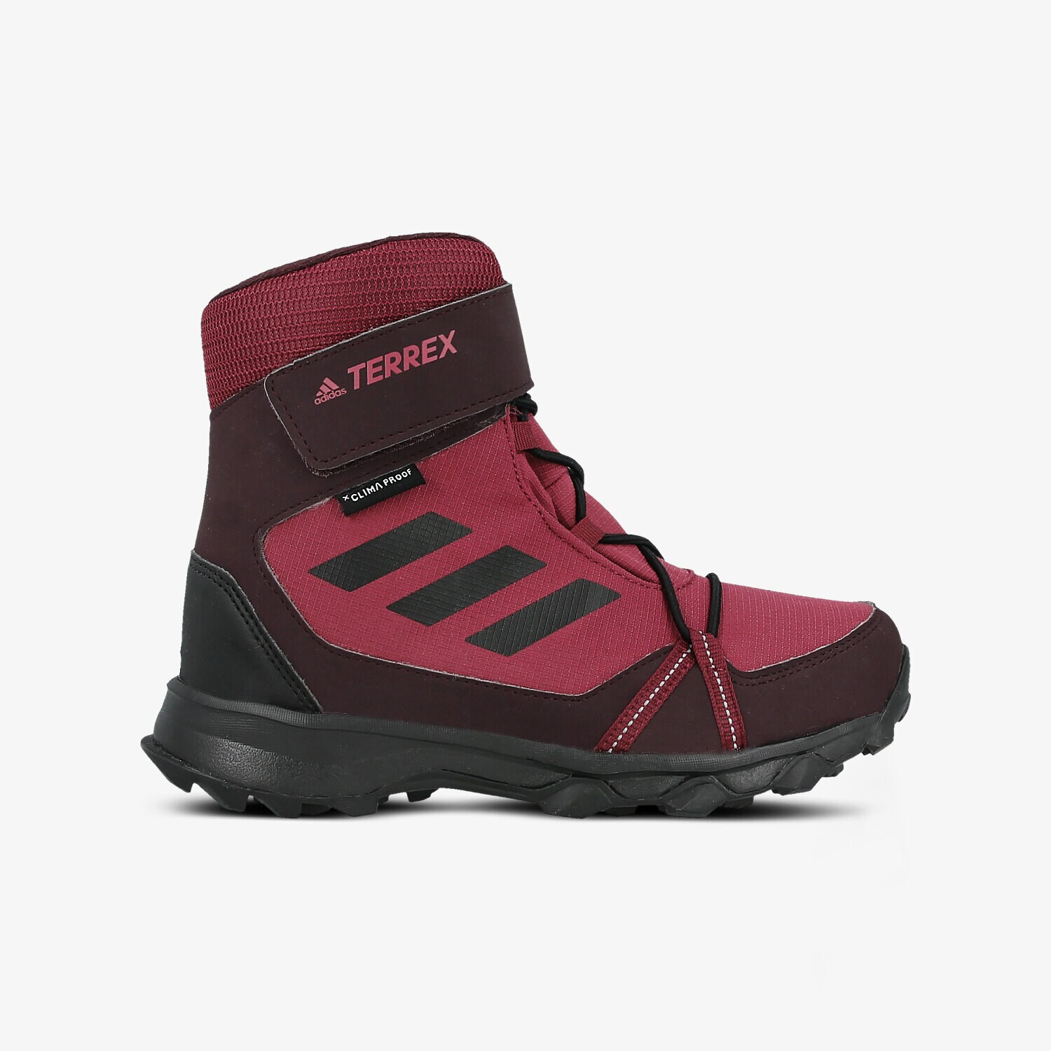 dětská outdoorová obuv ADIDAS TERREX SNOW CF CP CW K S80883 FIALOVÁ