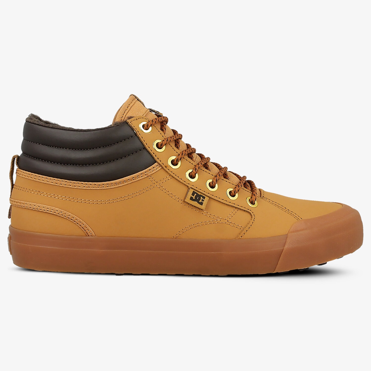 pánské skate boty (skateboardové) DC EVAN HI WNT. ADYS300412WE9 HNĚDÁ