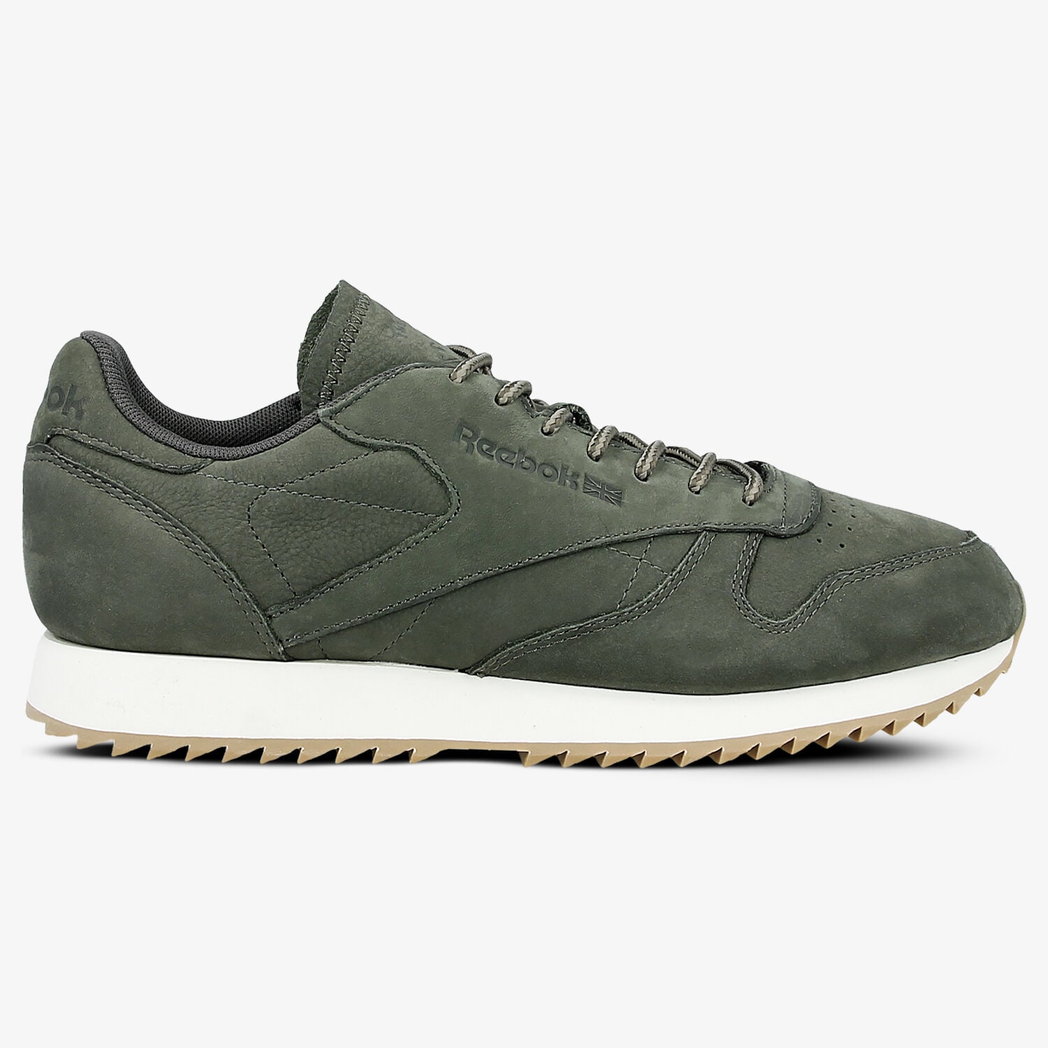 pánské tenisky REEBOK CL LEATHER RIPPLE WP BS7852 ZELENÁ