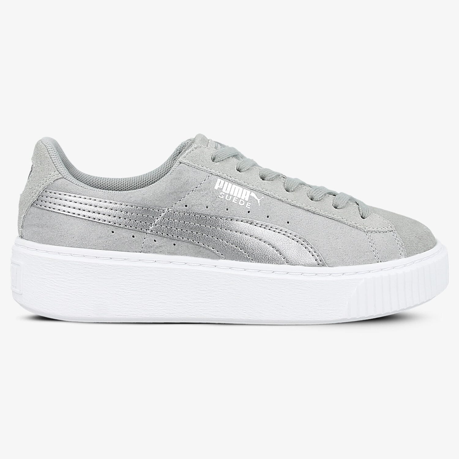 dámské tenisky PUMA BASKET PLATFORM MET SAF 36459402 ŠEDÁ