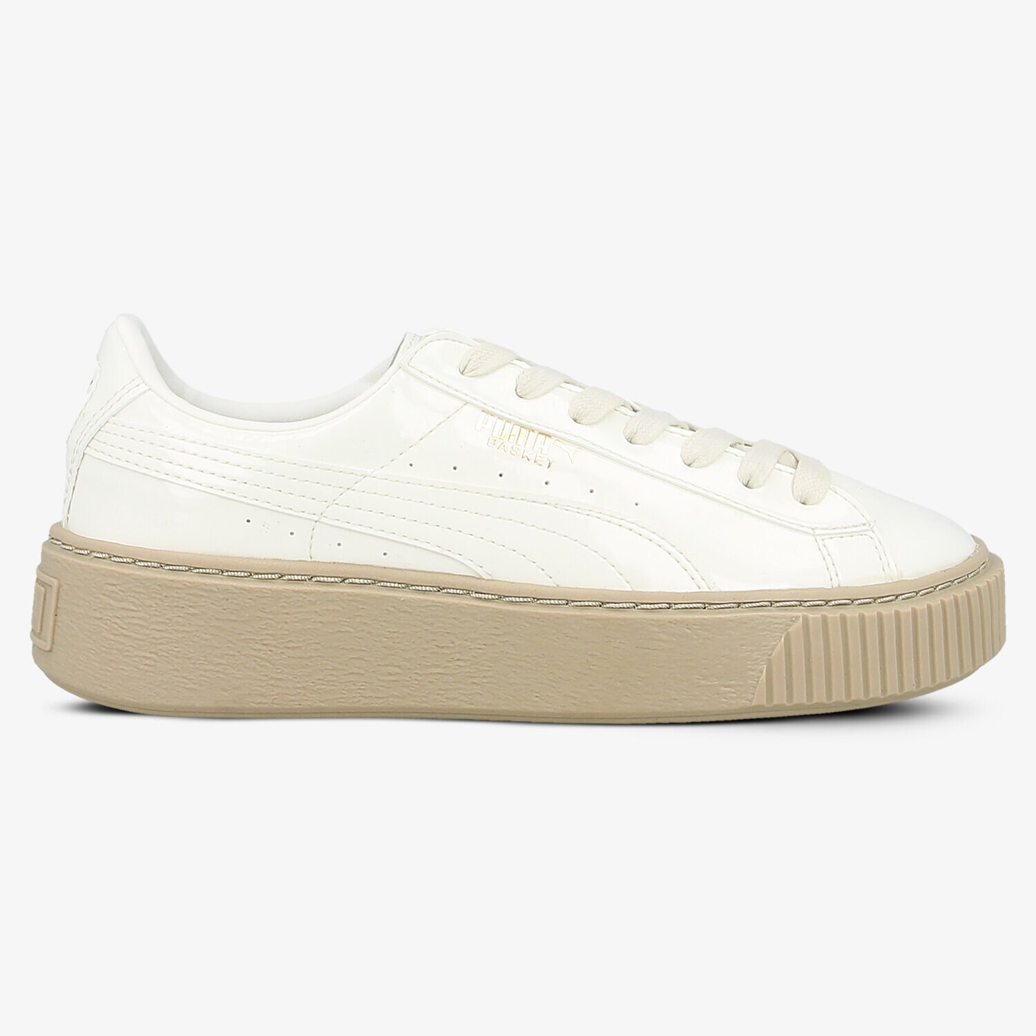 dámské tenisky PUMA BASKET PLATFORM PATENT WN'S 36331405 BÍLÁ
