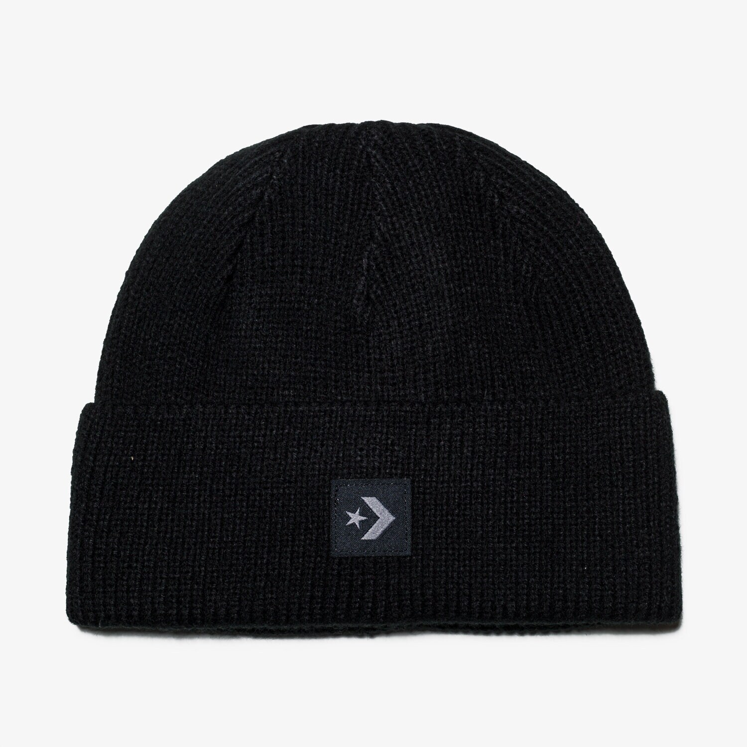 dětská čepice CONVERSE ČEPICE STAR CHEVRON SHORT DOME WATCHCAP 561936 ČERNÁ