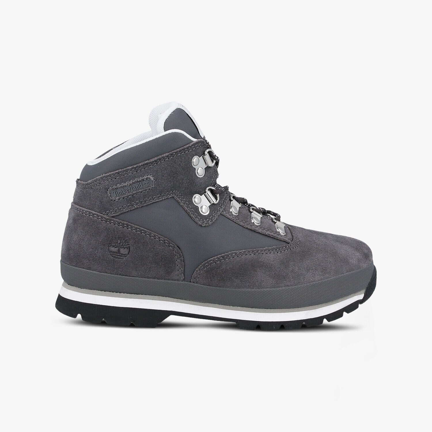 dětská outdoorová obuv TIMBERLAND EURO HIKER LTHR FABRIC A1LVP ŠEDÁ