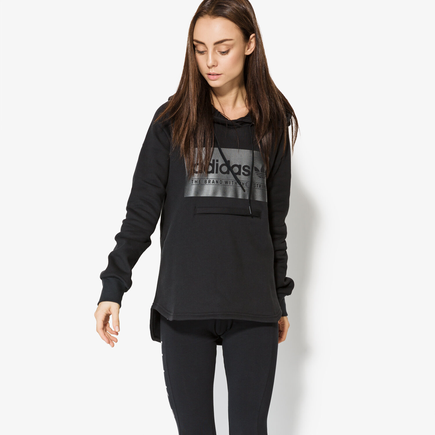 dámská mikina ADIDAS MIKINA HOODIE FLE BS0725 ČERNÁ