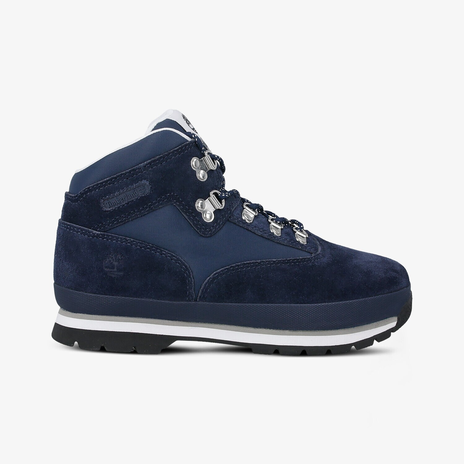 dětská outdoorová obuv TIMBERLAND EURO HIKER LTHR FABRIC A1LUN TMAVOMODRÁ
