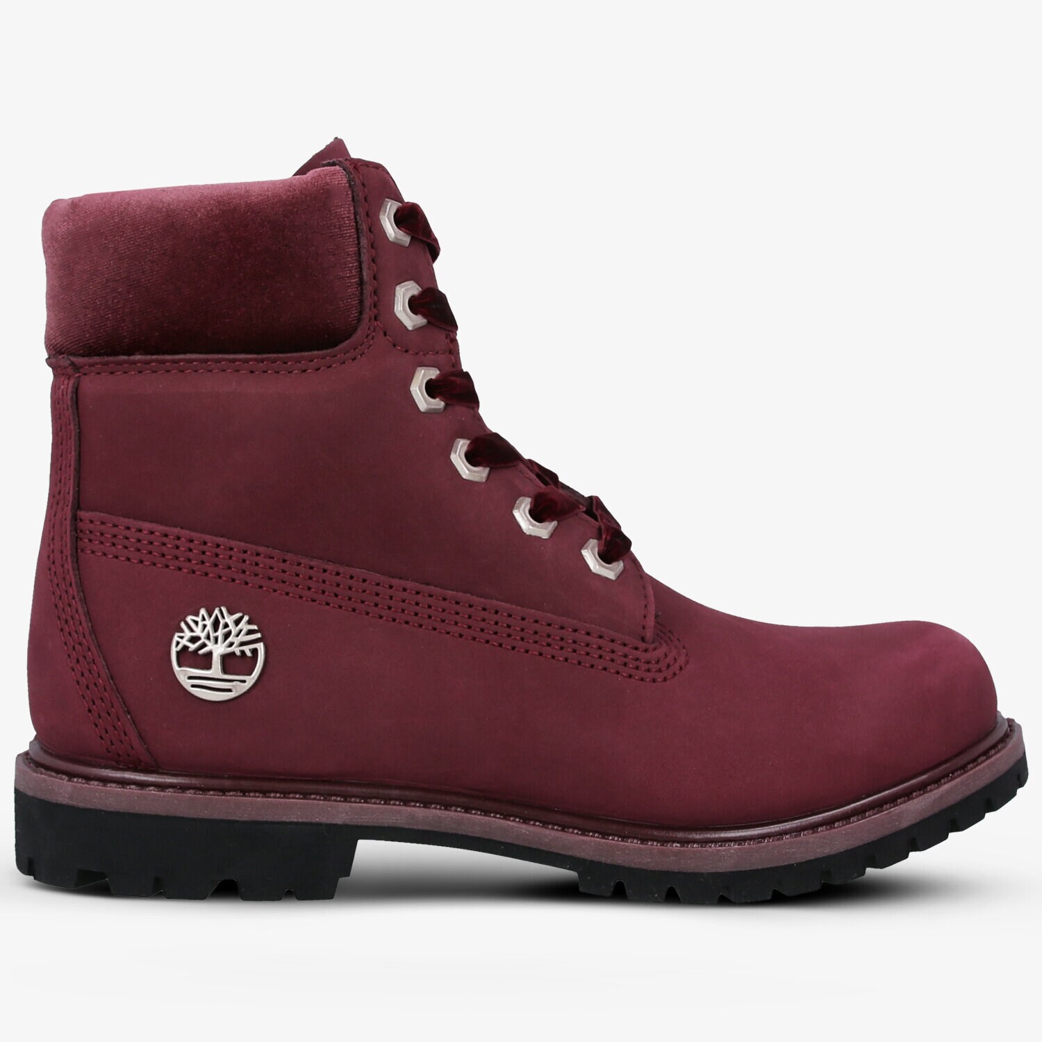 dámské kotníkové boty TIMBERLAND PREMIUM 6 INCH WP BOOT A1KC1 BORDOVÁ