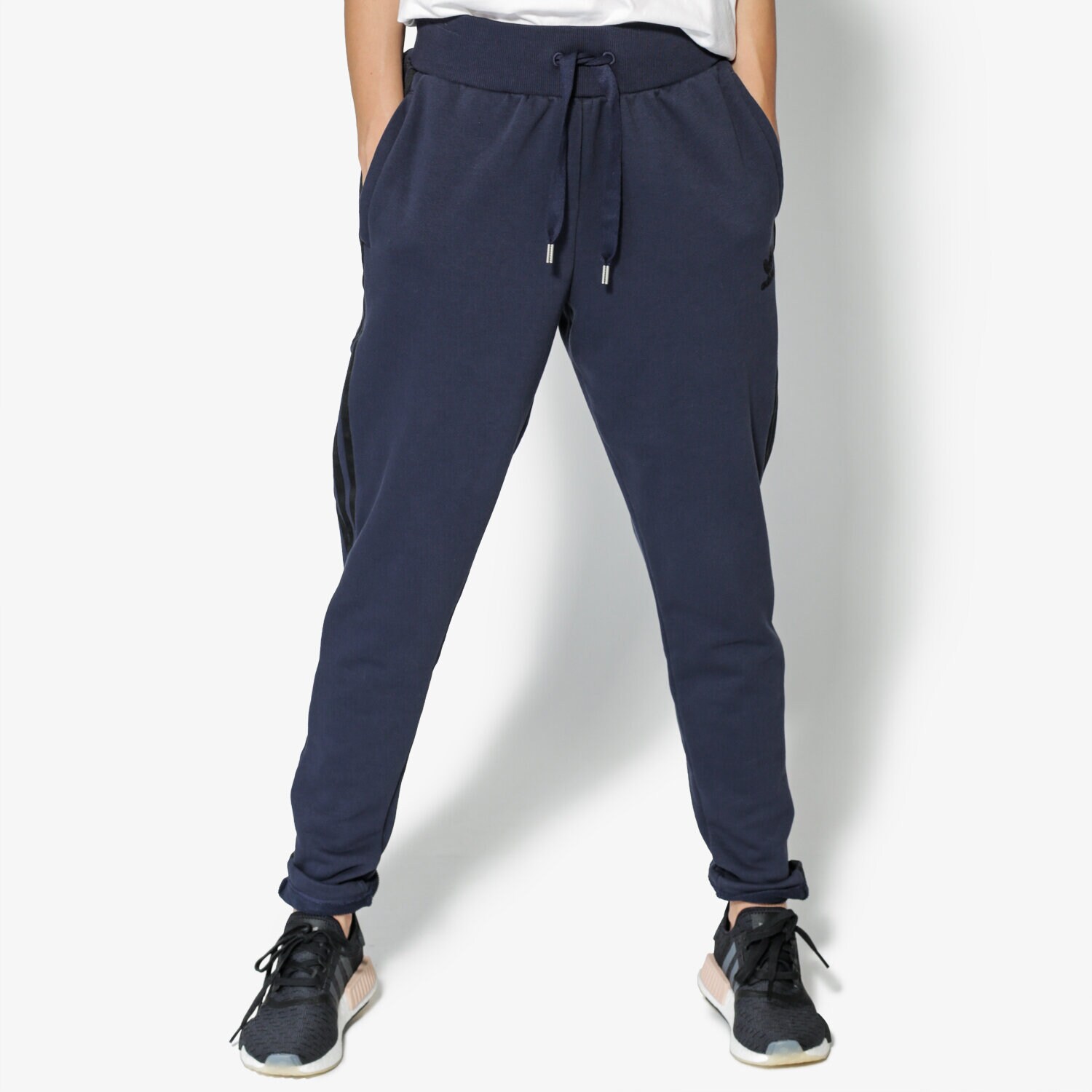 dámské kalhoty ADIDAS KALHOTY  LOW CROTCH TP BS4339 TMAVOMODRÁ