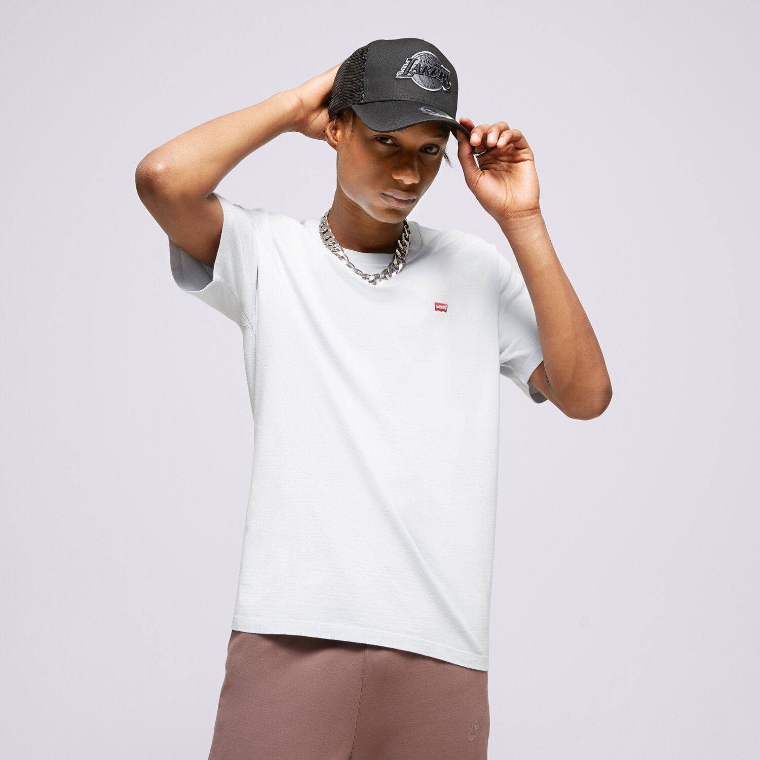 pánské tričko LEVI'S TRIČKO SS ORIGINAL HM TEE 56605-0164 ŠEDÁ