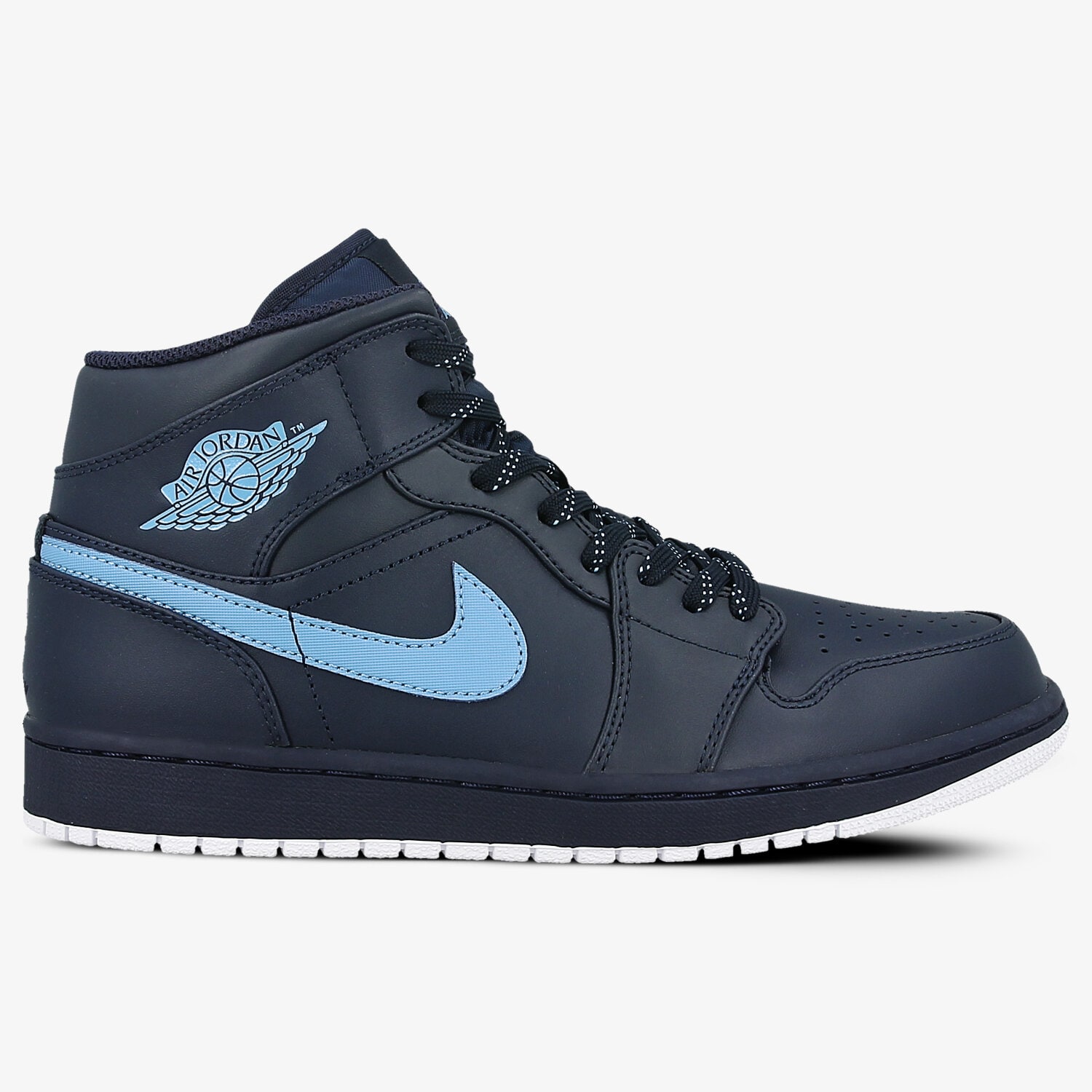 pánské tenisky JORDAN AIR 1 MID  554724405 TMAVOMODRÁ