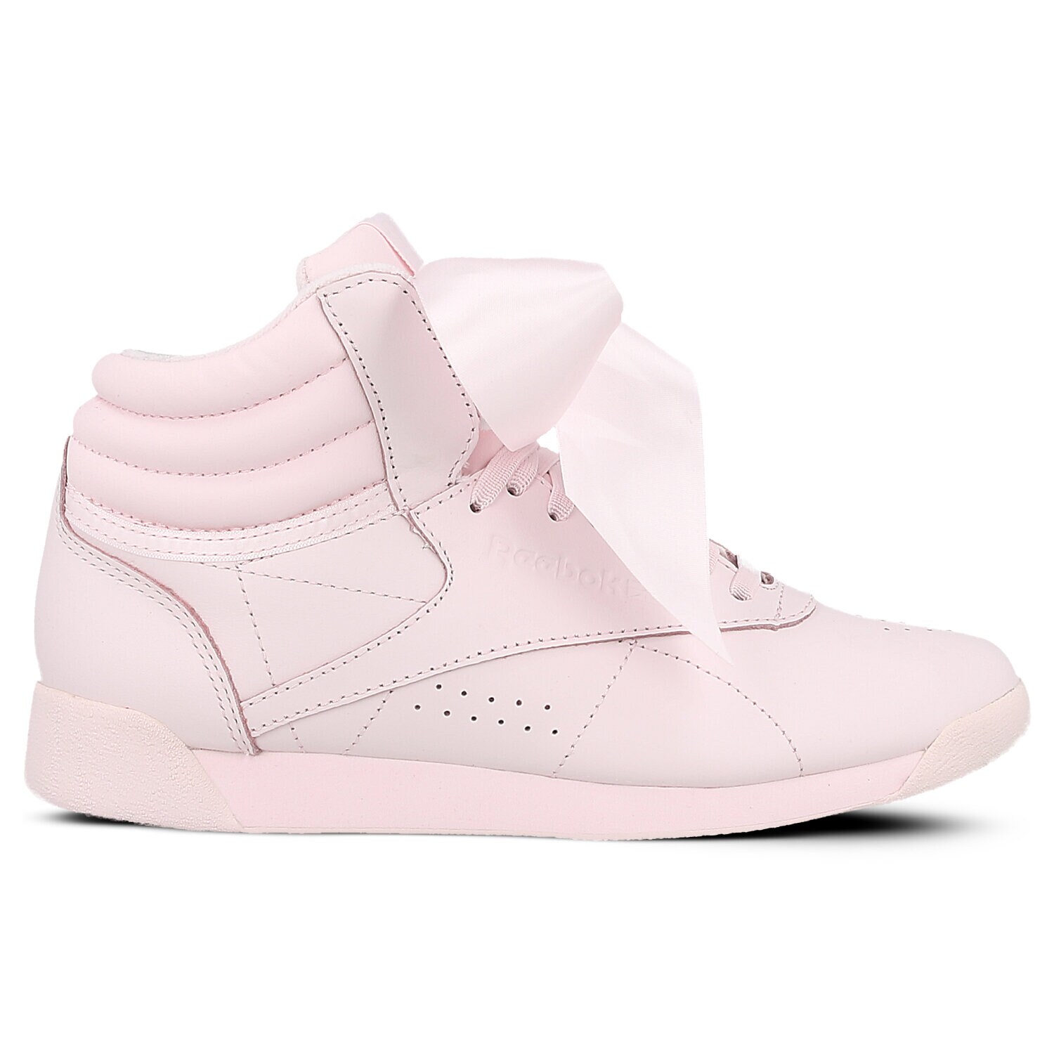dámské tenisky REEBOK F S HI SATIN BOW PORCELAIN PINK SKULL GREY CM8905 RŮŽOVÁ