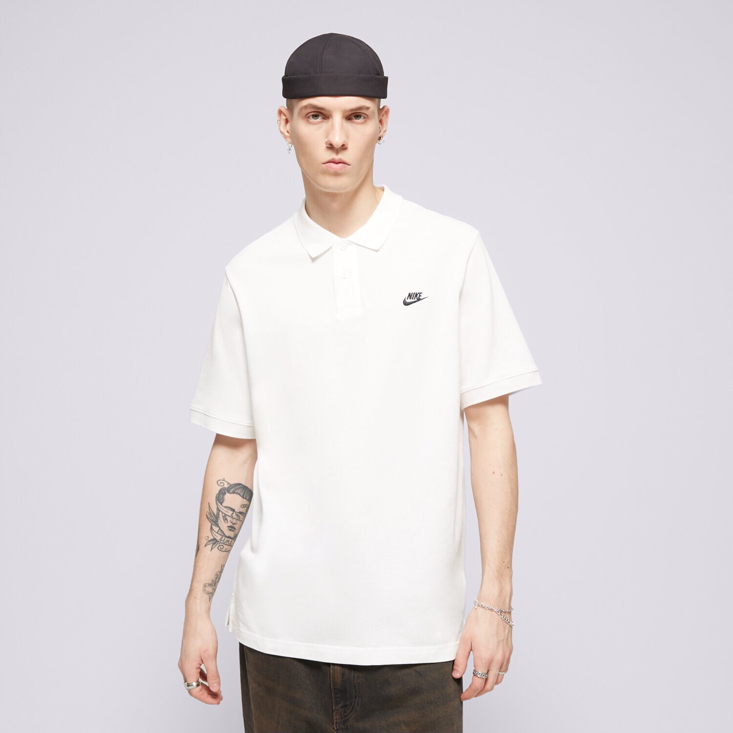 pánské polo tričko NIKE TRIČKO MEN'S SHORT-SLEEVE FN3894-100 BÍLÁ