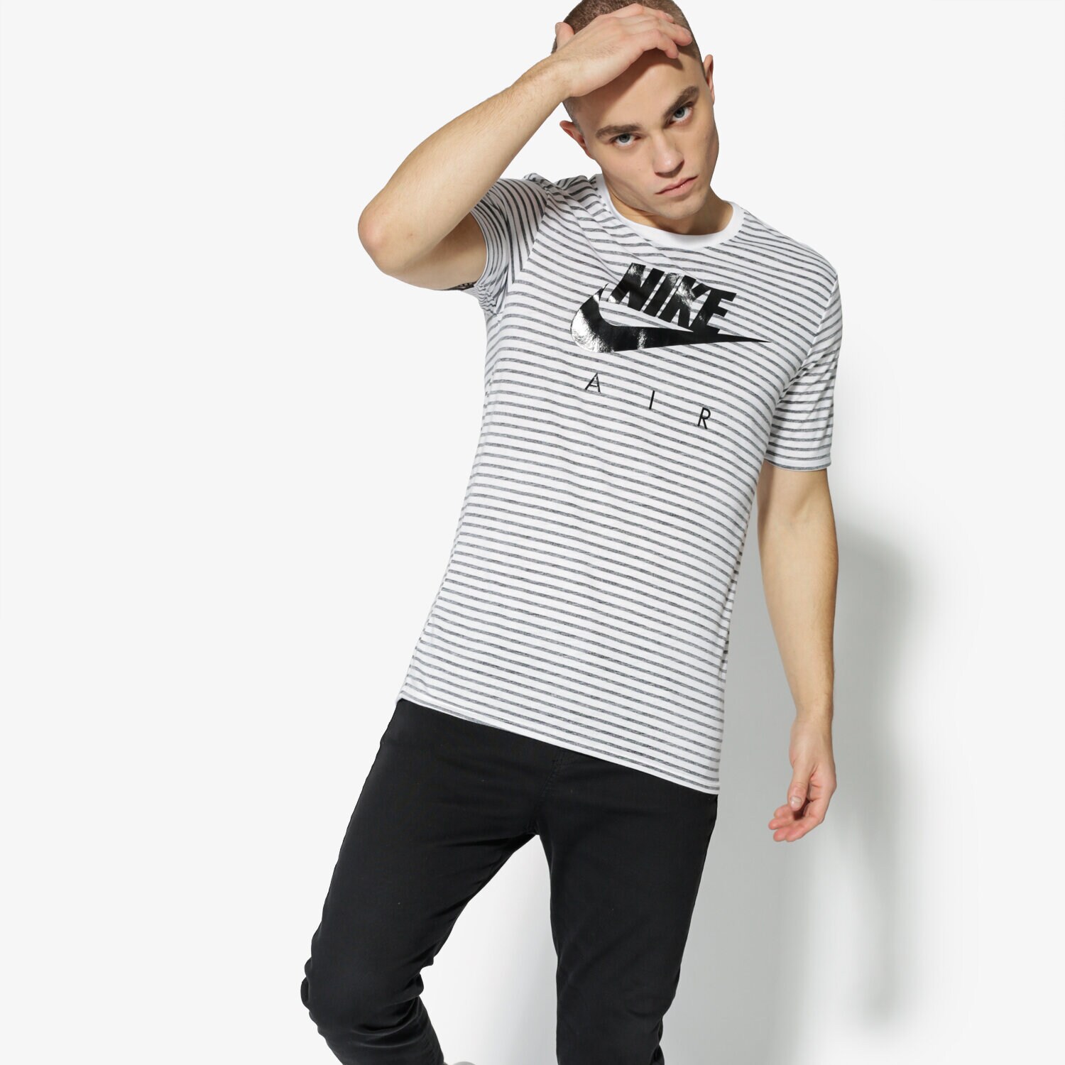 pánské tričko NIKE TRIČKO SS M NSW TEE TB AM90 2 892213-102 BÍLÁ
