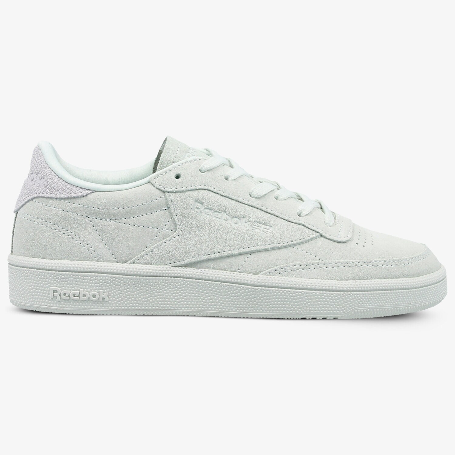 dámské tenisky REEBOK CLUB C 85 NUBUCK OPAL WHIT CM9054 ZELENÁ