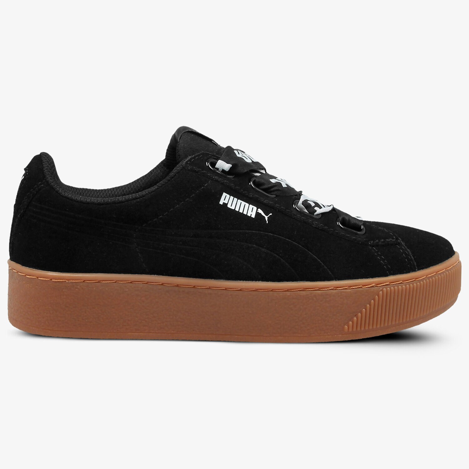 dámské tenisky PUMA VIKKY PLATFORM RIBBON MU 36531401 ČERNÁ