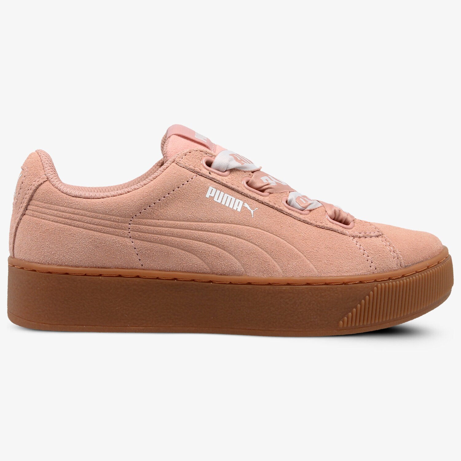 dámské tenisky PUMA VIKKY PLATFORM RIBBON MU 36531402 RŮŽOVÁ