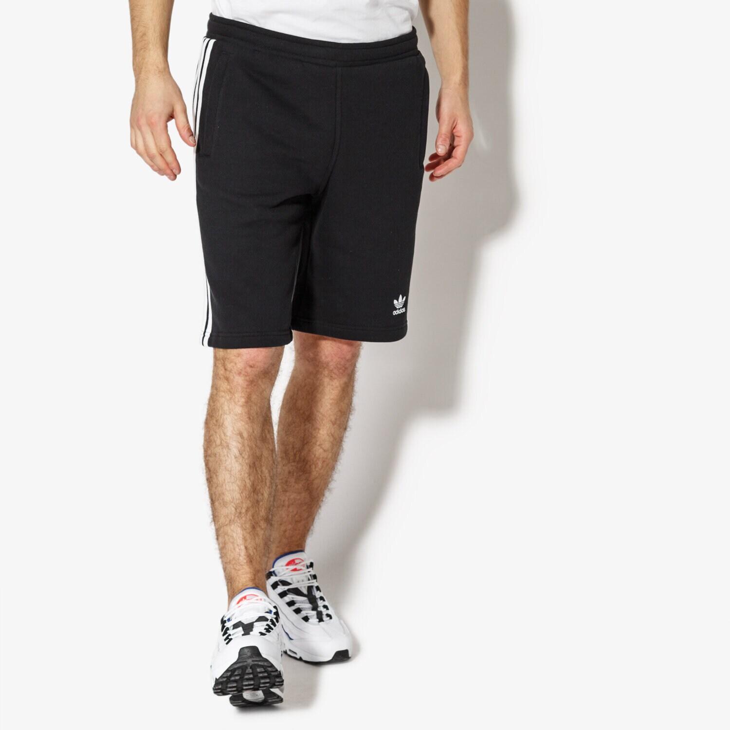pánské kraťasy ADIDAS ŠORTKY  3-STRIPES SHORT CW2980 ČERNÁ