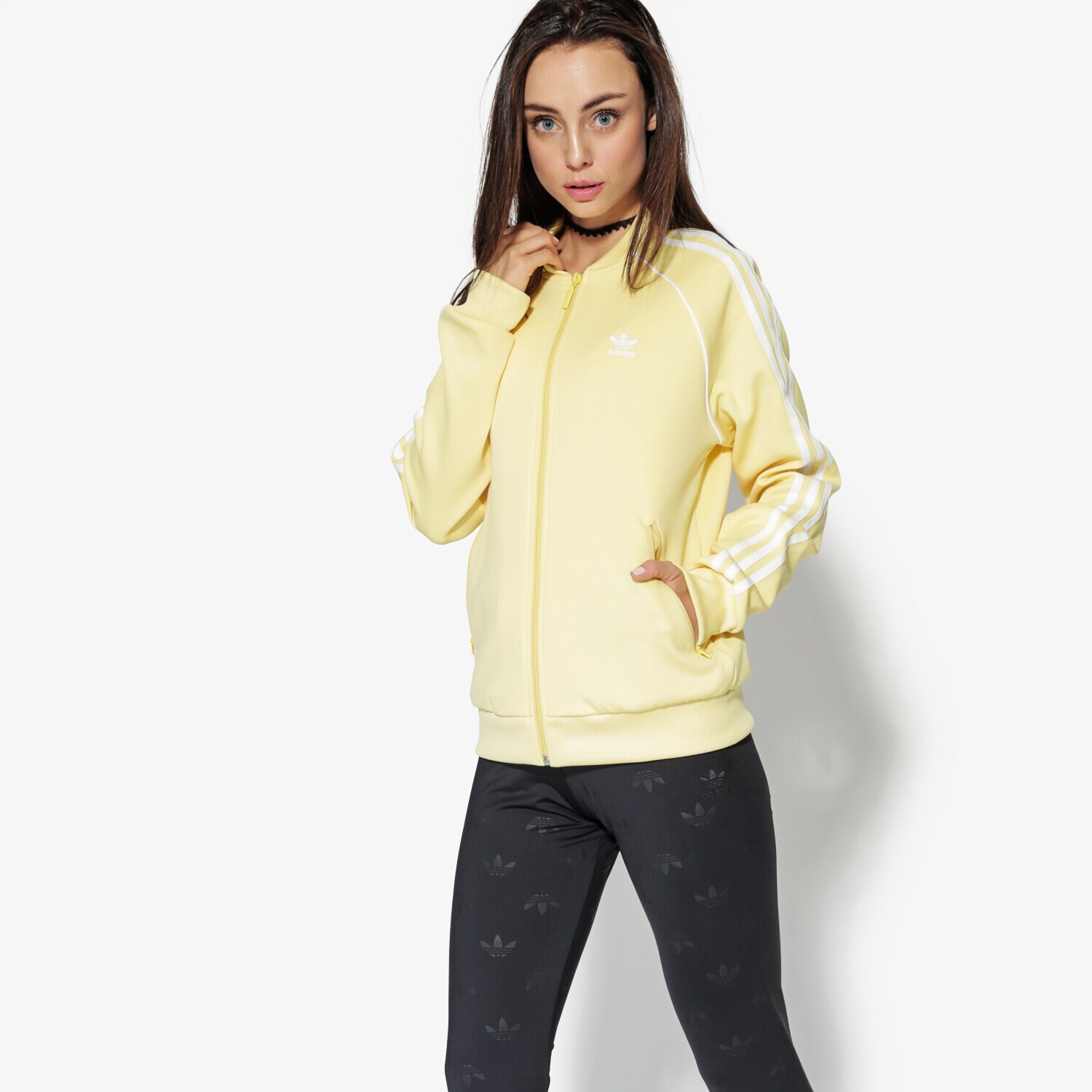 dámská mikina ADIDAS MIKINA SST TT CE2397 ŽLUTÁ