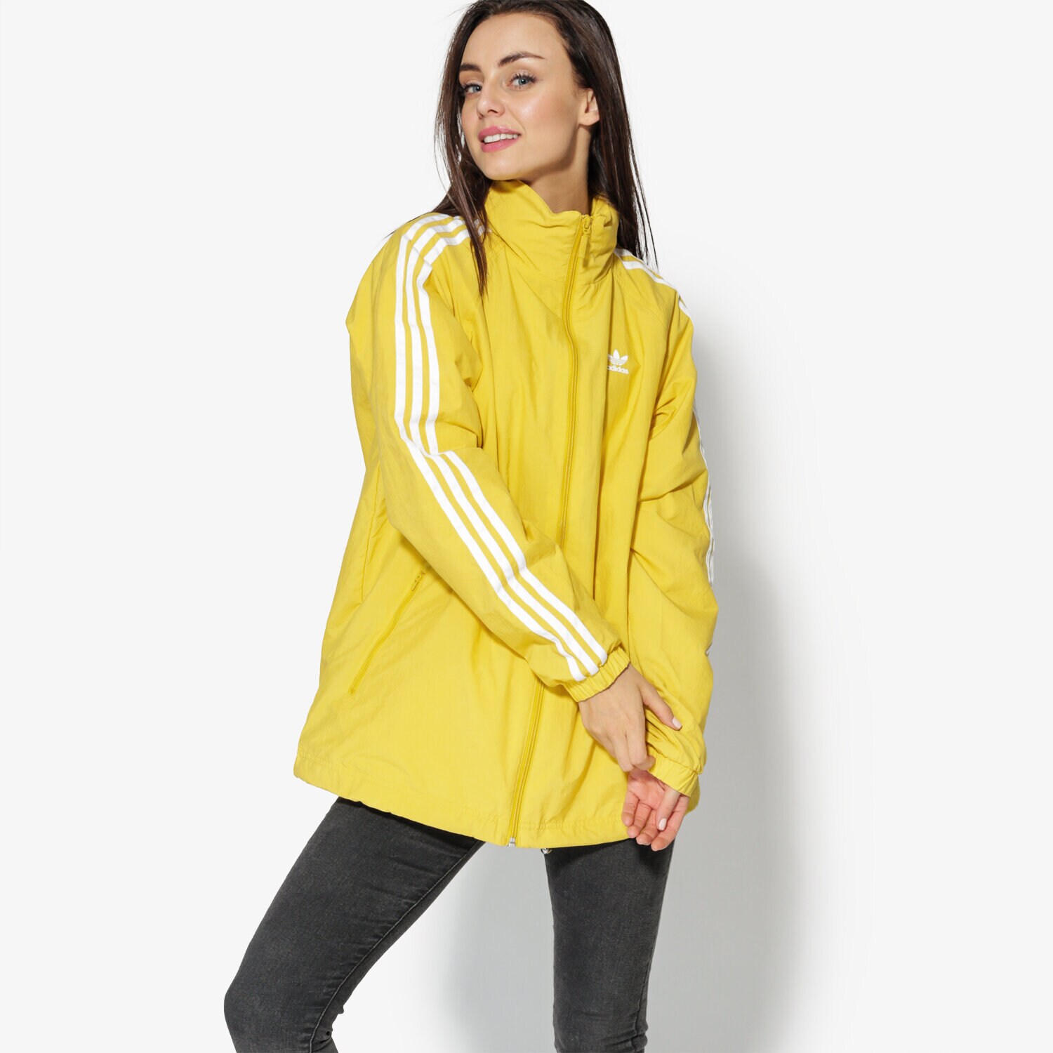 Přechodná bunda dámská (podzimní, jarní) ADIDAS BUNDA STADIUM JKT CE5606 ŽLUTÁ