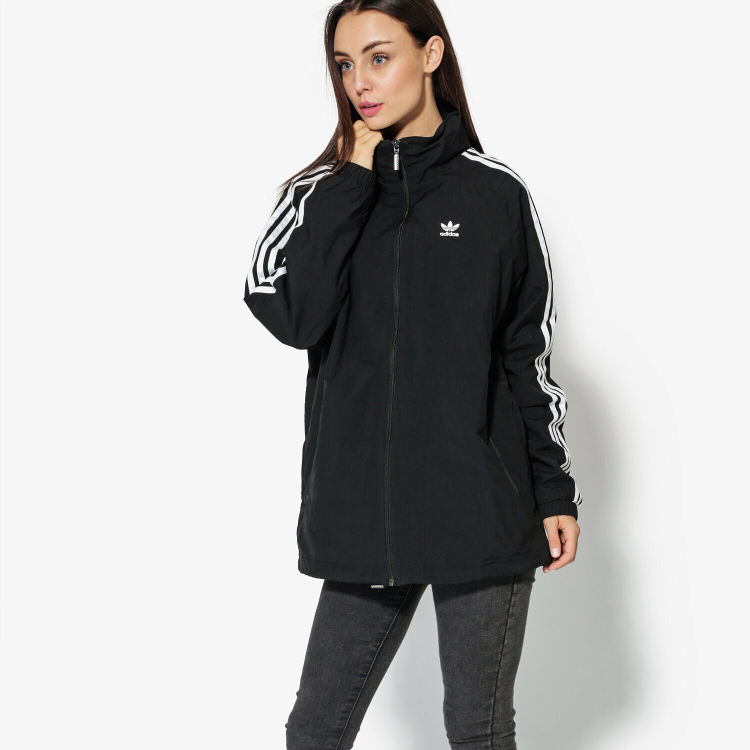 Přechodná bunda dámská (podzimní, jarní) ADIDAS BUNDA STADIUM JKT CE5604 ČERNÁ
