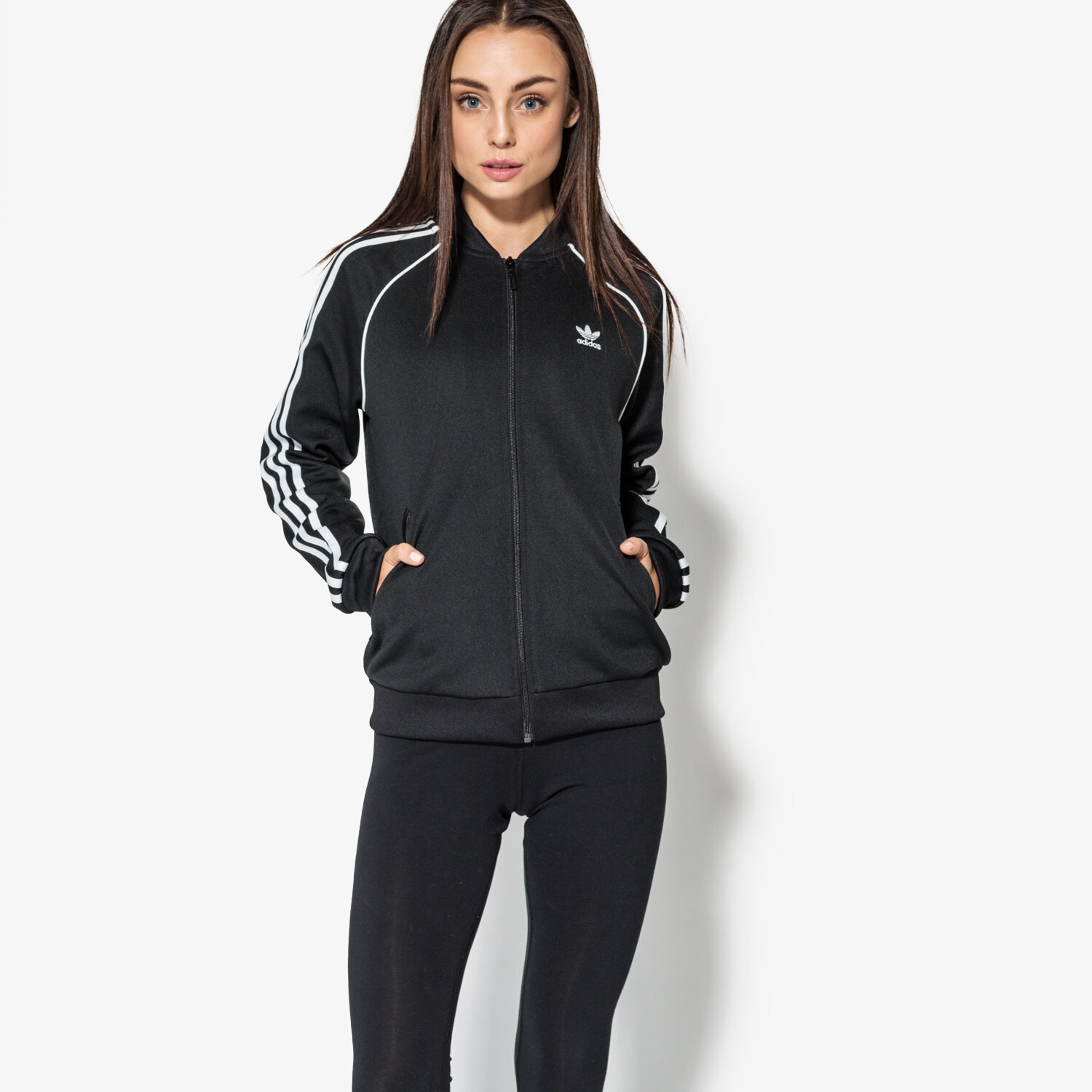 dámská mikina ADIDAS MIKINA SST TT CE2392 ČERNÁ