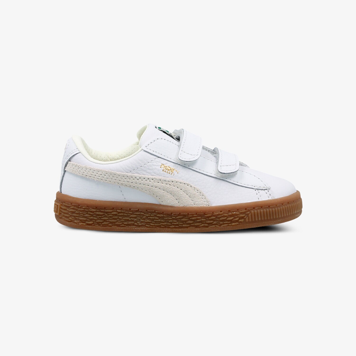 dětské tenisky PUMA BASKET CLASSIC GUM DELUXE V INF  36508001 BÍLÁ