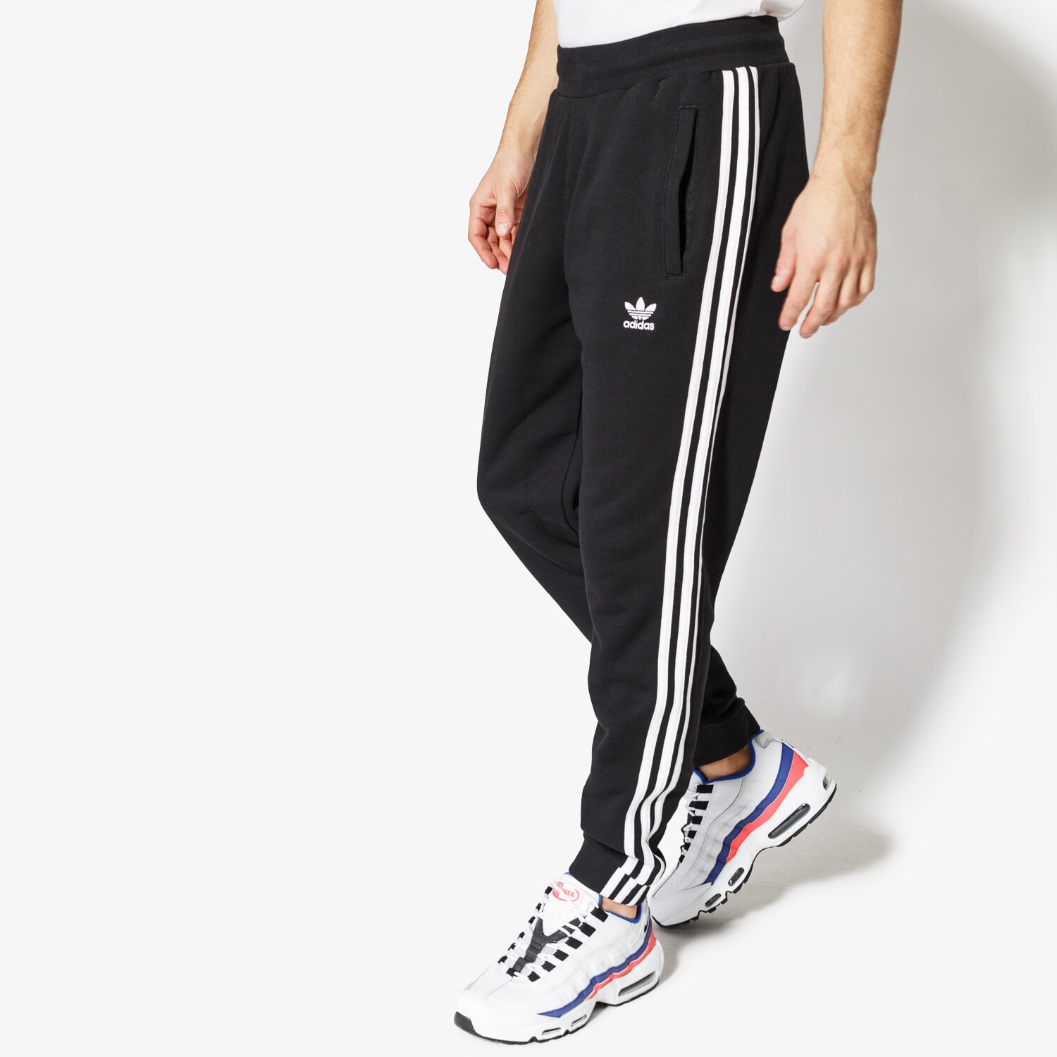 pánské kalhoty ADIDAS KALHOTY  3-STRIPES PANTS CW2981 ČERNÁ