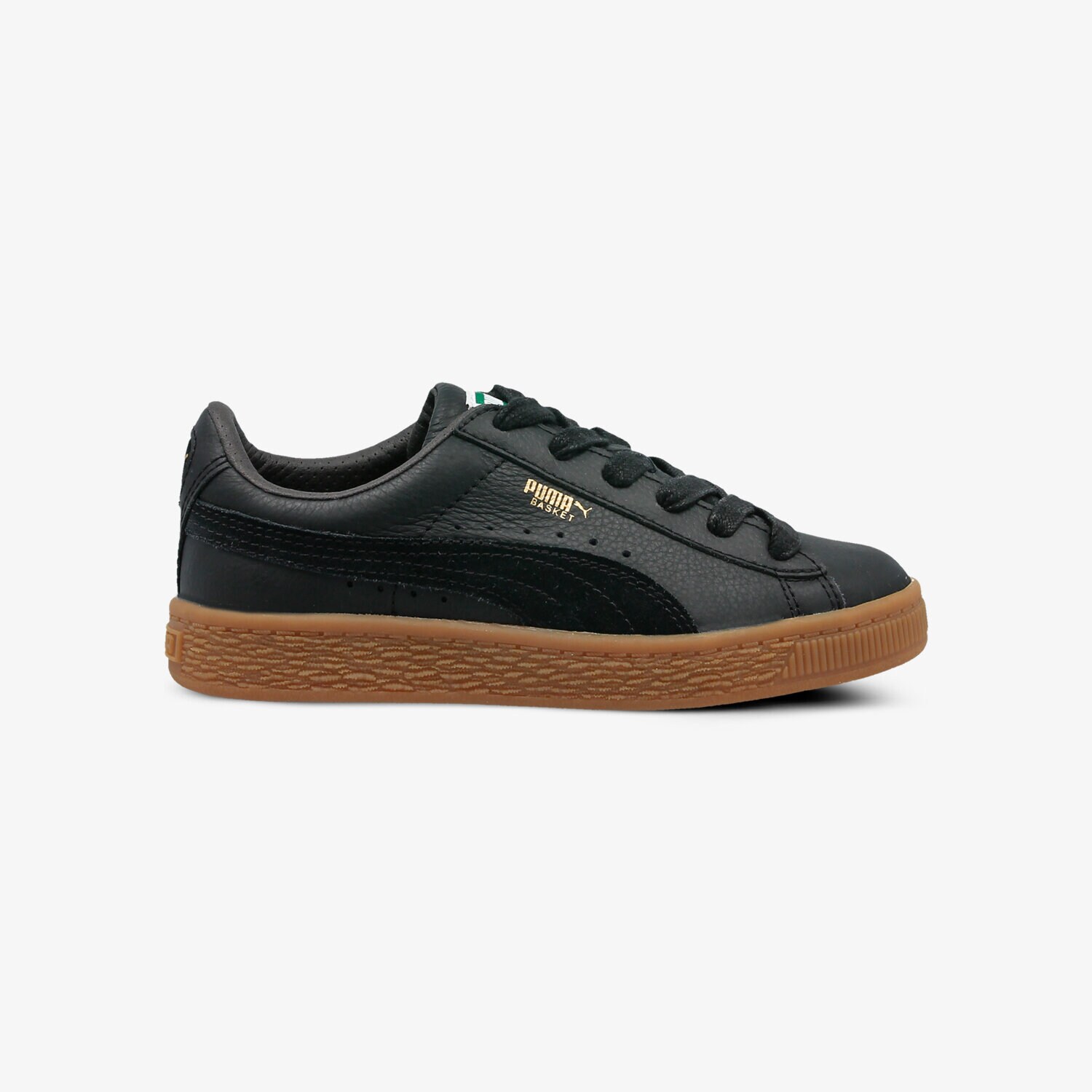 dětské tenisky PUMA BASKET CLASSIC GUM DELUXE PS 36507902 ČERNÁ