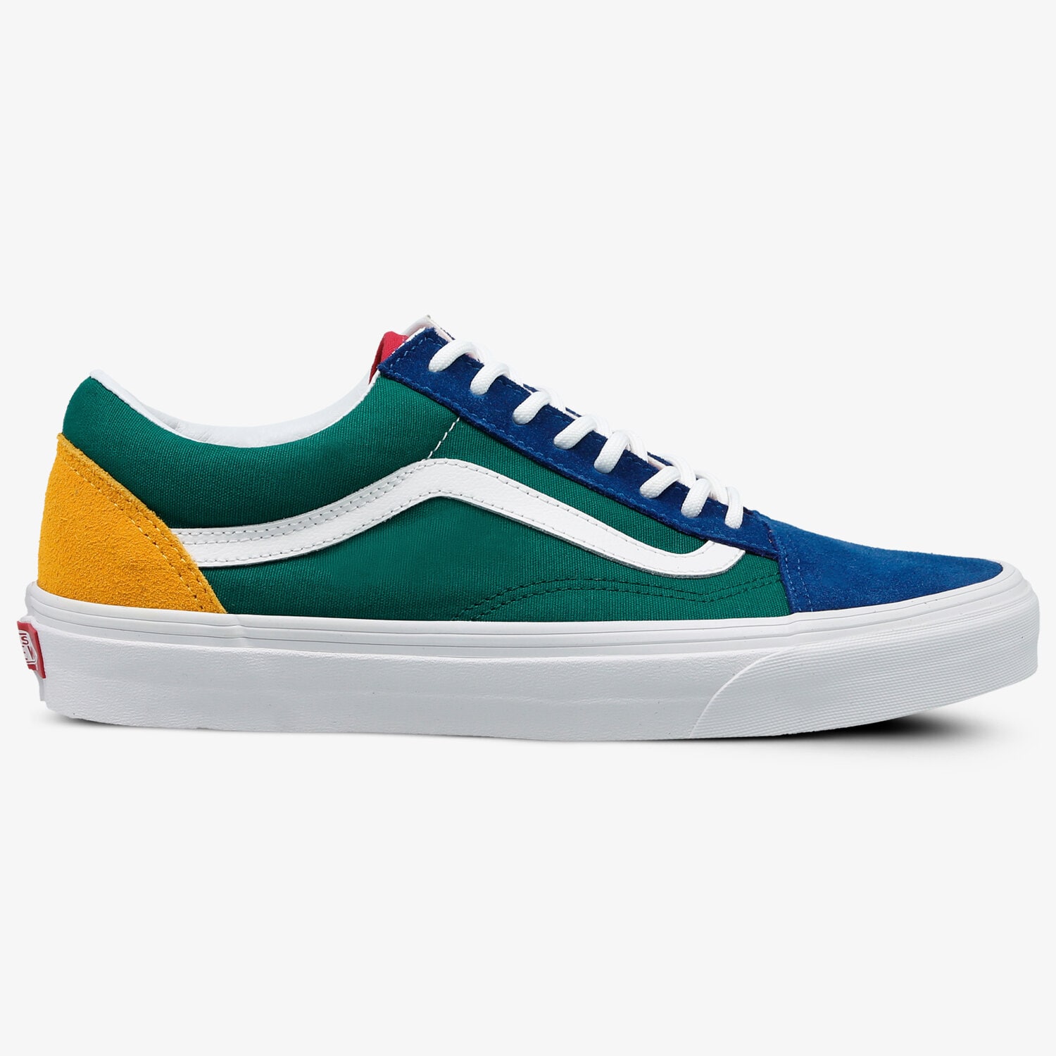 pánské skate boty (skateboardové) VANS UA OLD SKOOL VN0A38G1R1Q1 ZELENÁ