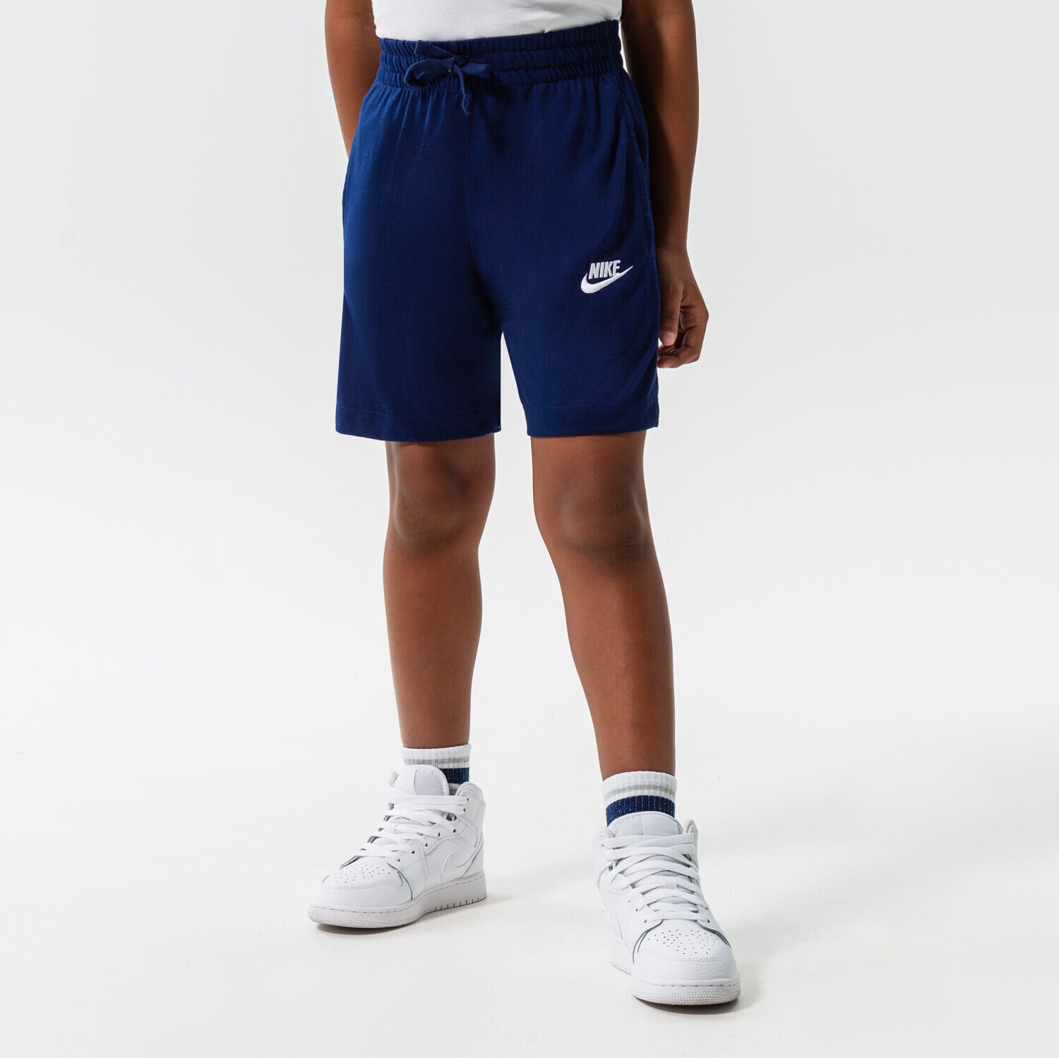 NIKE ŠORTKY  SPORTSWEAR BOY DA0806-492 TMAVOMODRÁ
