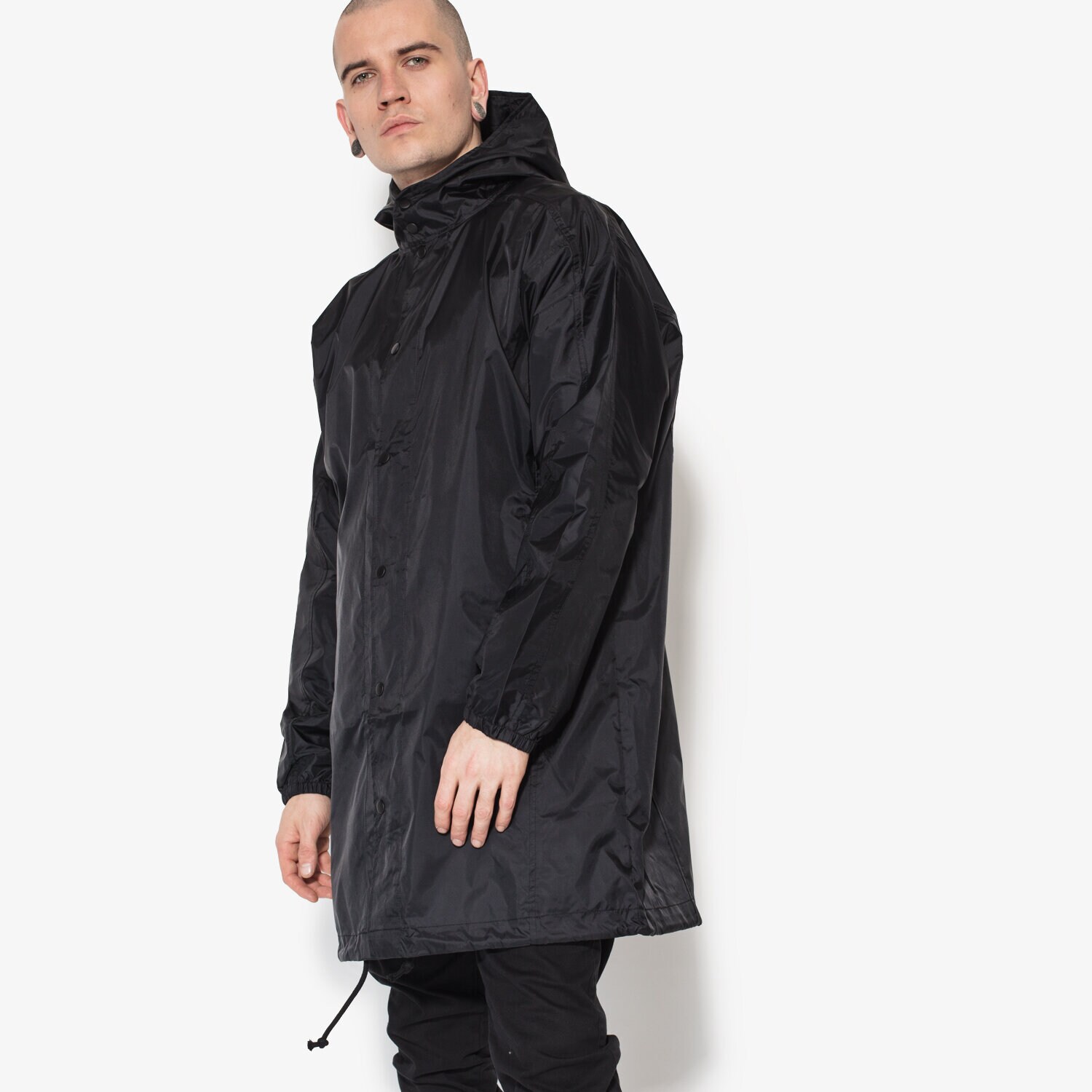 Přechodná bunda pánská (podzimní, jarní) ADIDAS BUNDA TREFOIL COAT CW1317 ČERNÁ