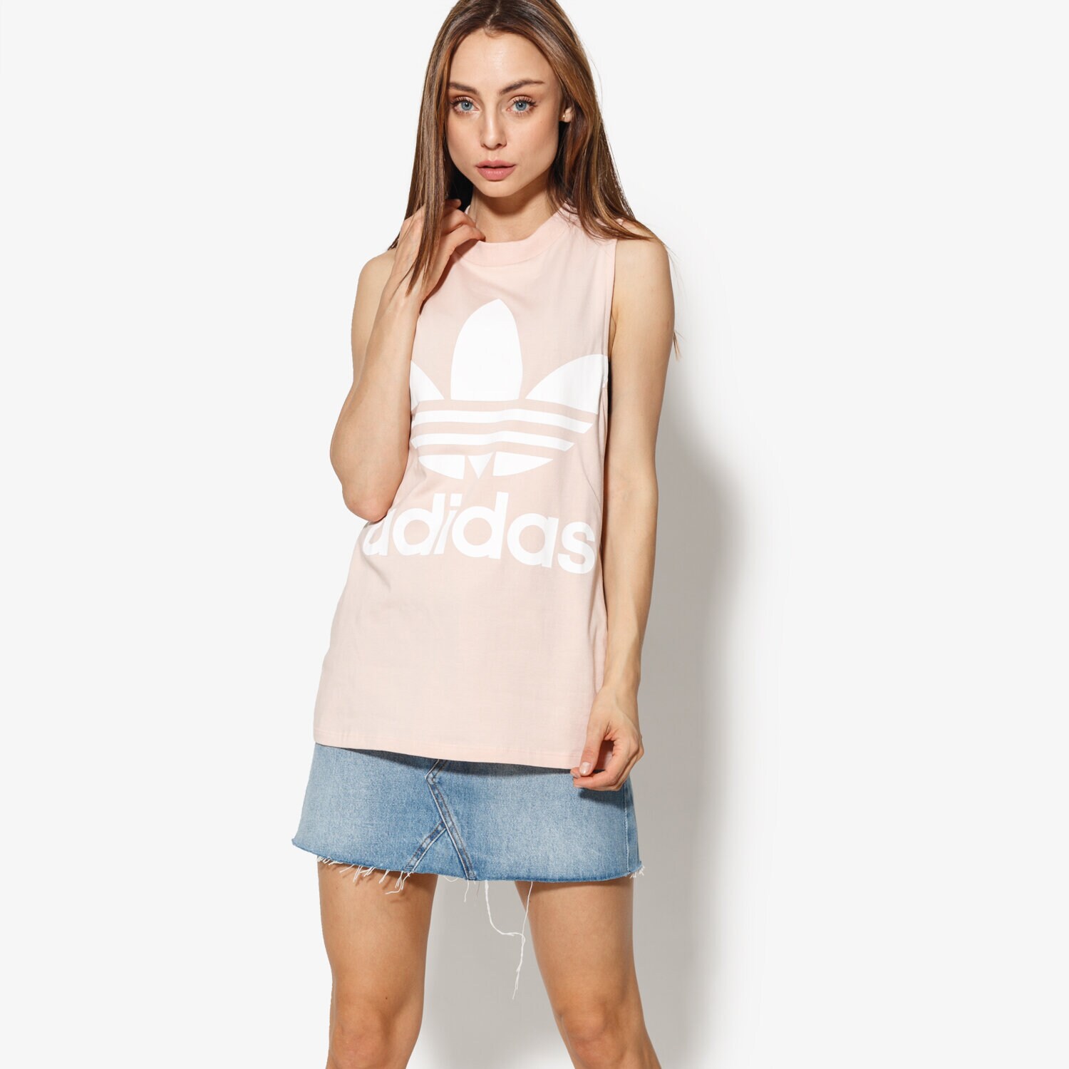 dámský top ADIDAS TOP TREFOIL TOP CE5583 RŮŽOVÁ