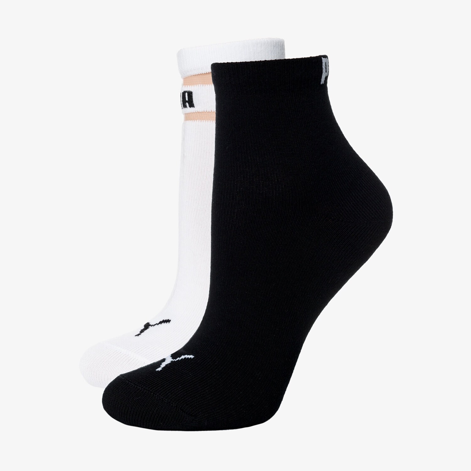 dámské ponožky PUMA PONOŽKY PUMA QUARTER 2P WOMEN 90708802 BÍLÁ