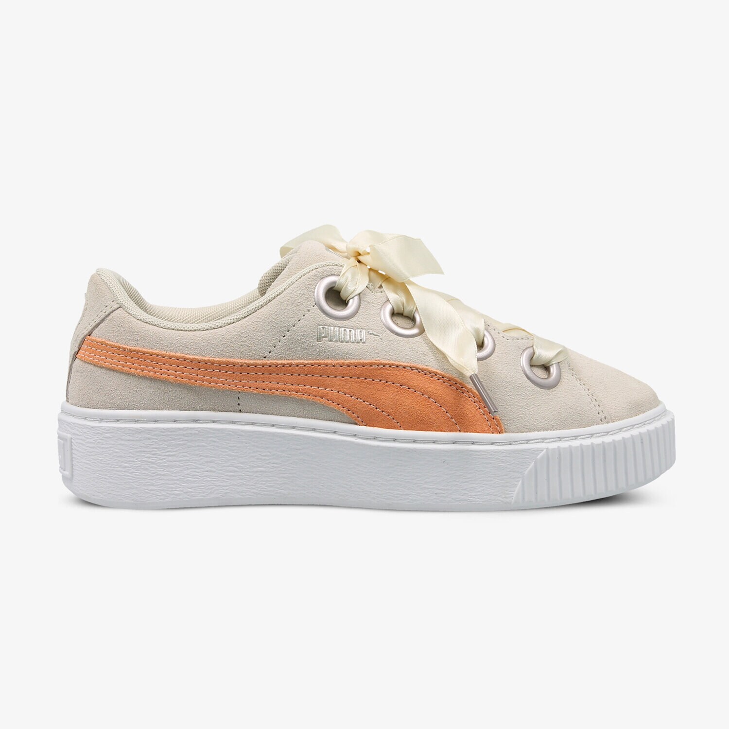 dětské tenisky PUMA PLATFORM KISS JR 36745906 BÉŽOVÁ