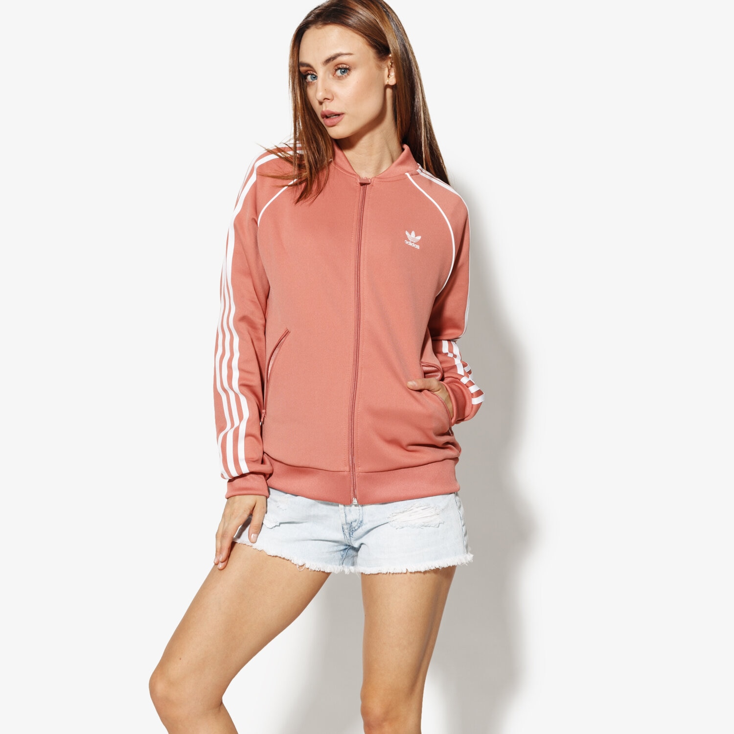 dámská mikina ADIDAS MIKINA SST TT CE2398 RŮŽOVÁ