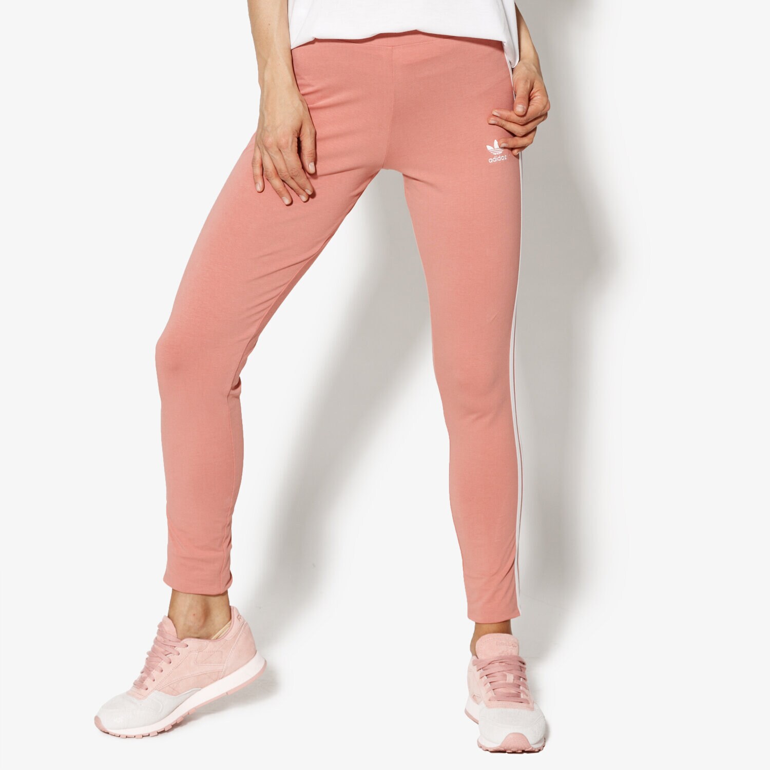 dámské kalhoty ADIDAS LEGGINGS 3 STR TIGHT CE2444 RŮŽOVÁ