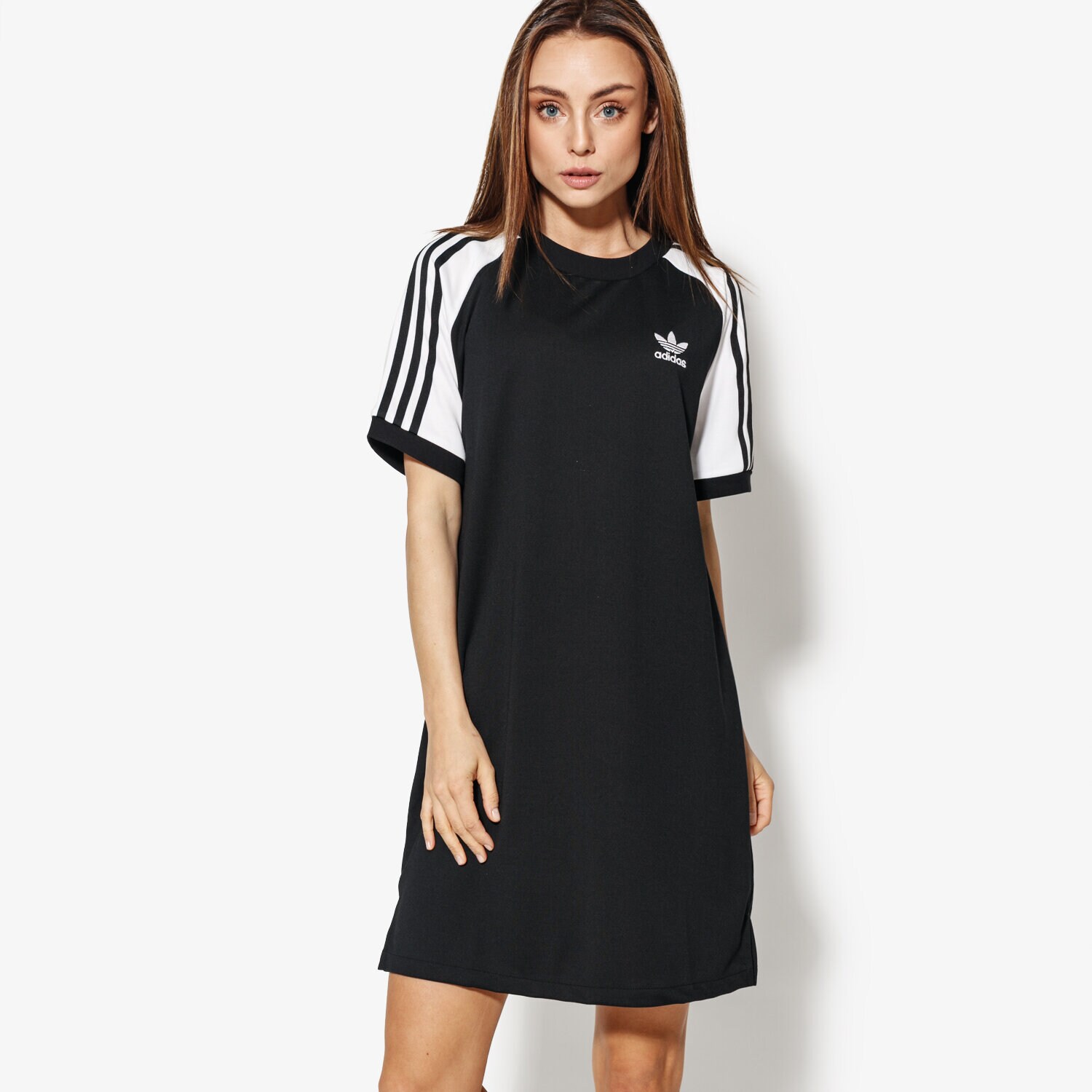 dámské šaty ADIDAS ŠATY RAGLAN DRESS CE4961 ČERNÁ